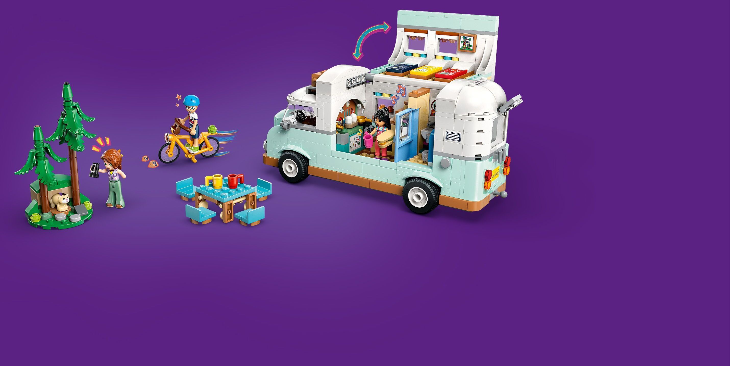 LEGO Friends 42663 – Ystävien seikkailu matkailuautolla