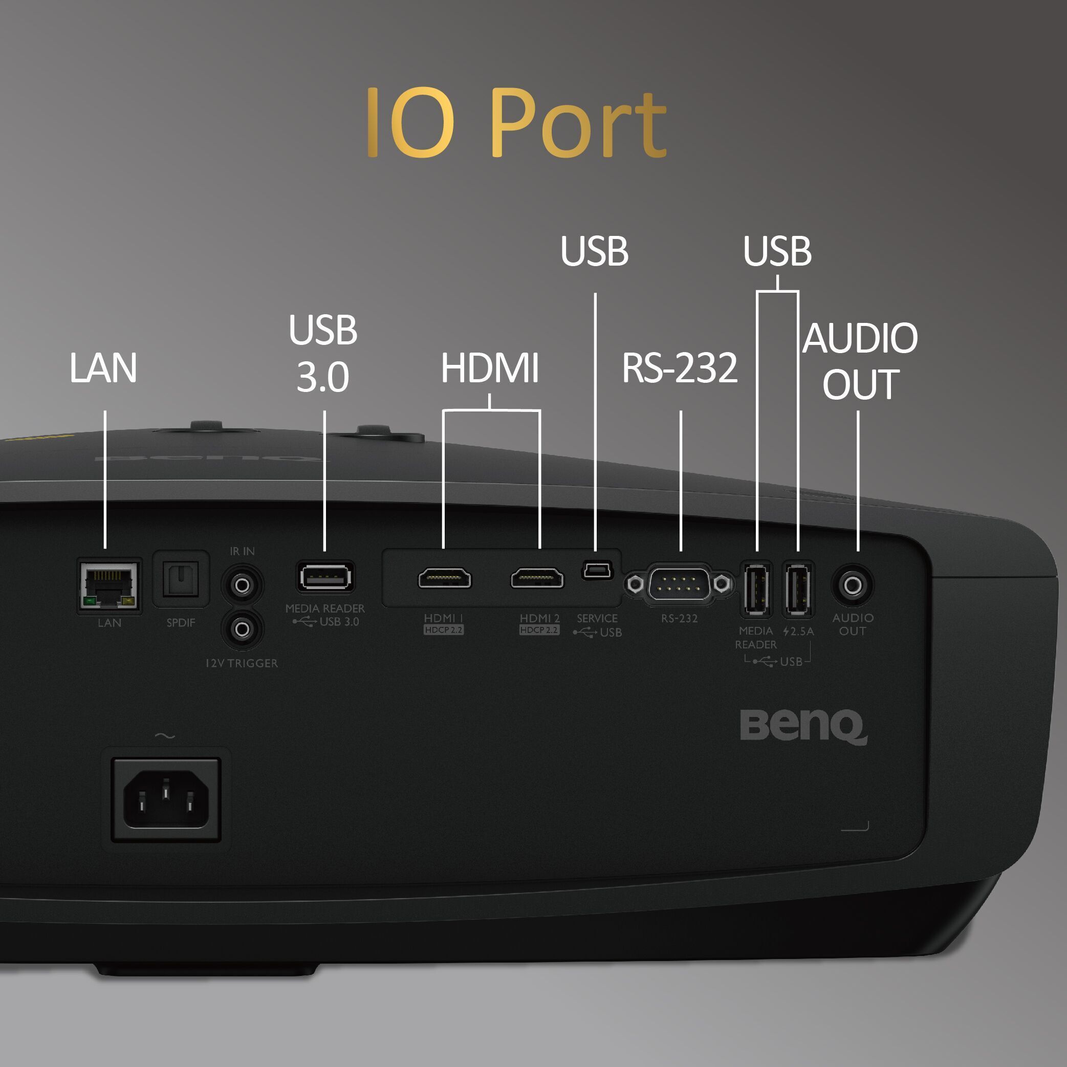 BenQ W5700 DLP 4K UHD -kotiteatteriprojektori