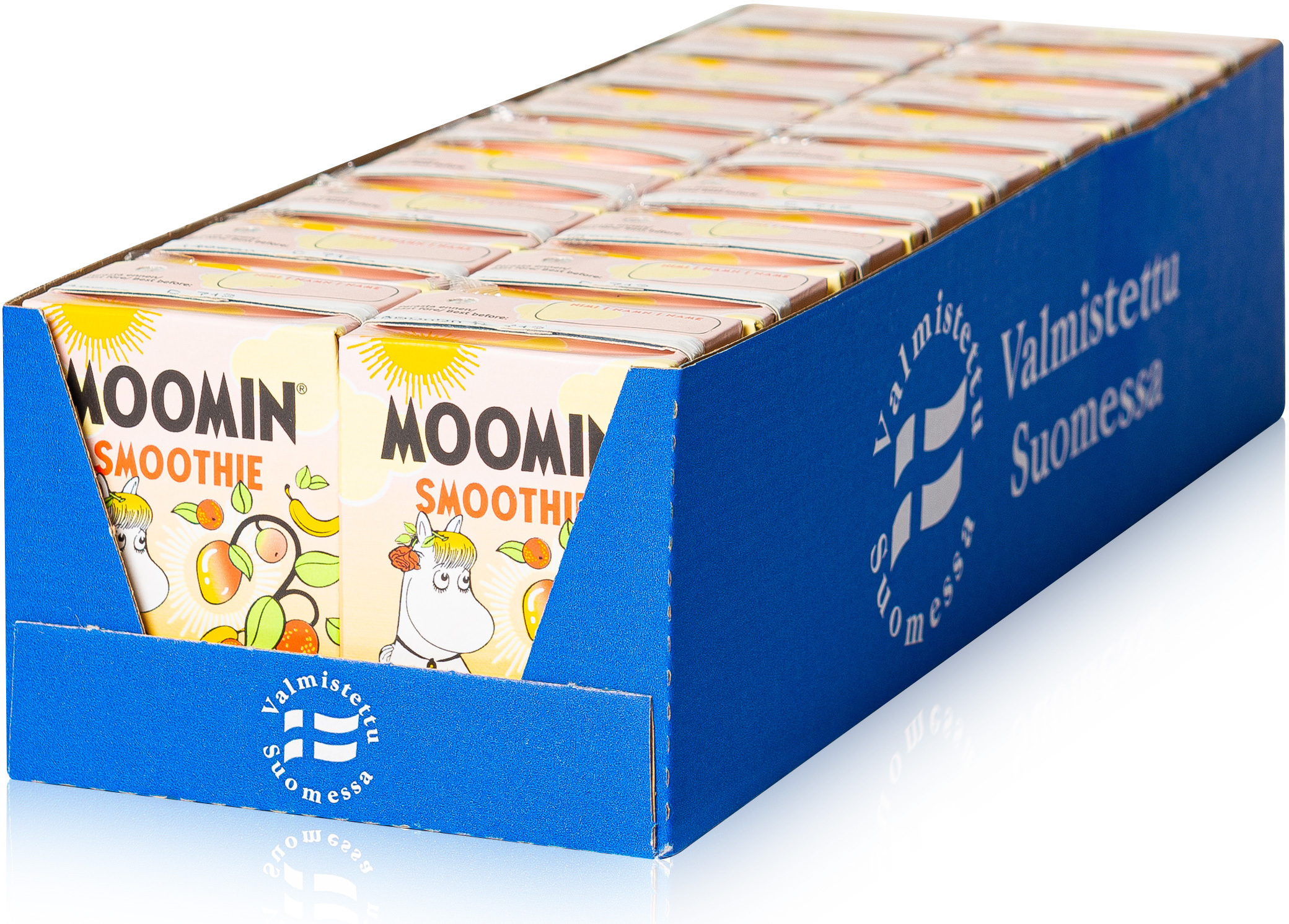 Tuotteen Bonne Moomin Hedelmäinen -smoothie, 200 ml, 18-PACK kysymykset ja  vastaukset – 