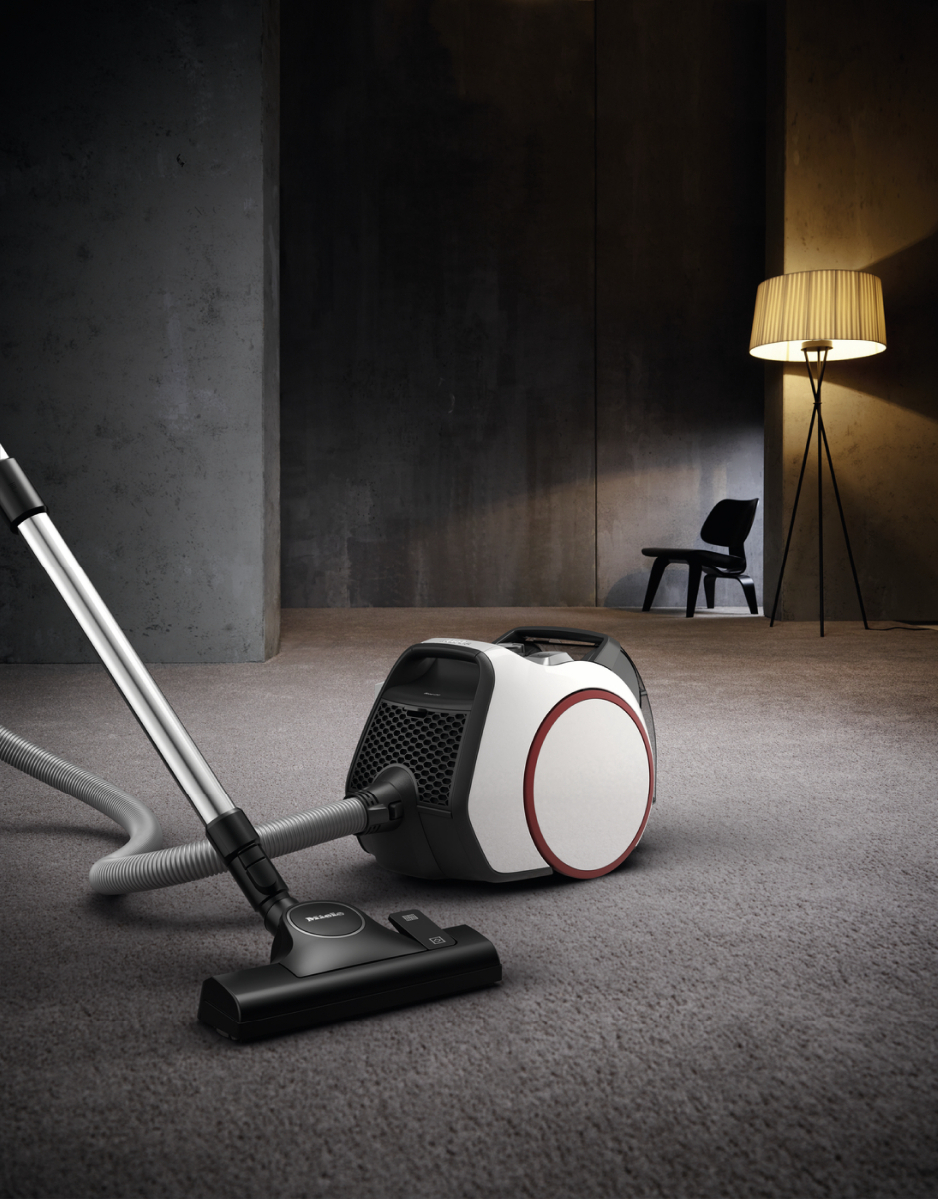 Miele Boost CX1 PowerLine -pölypussiton pölynimuri, valkoinen