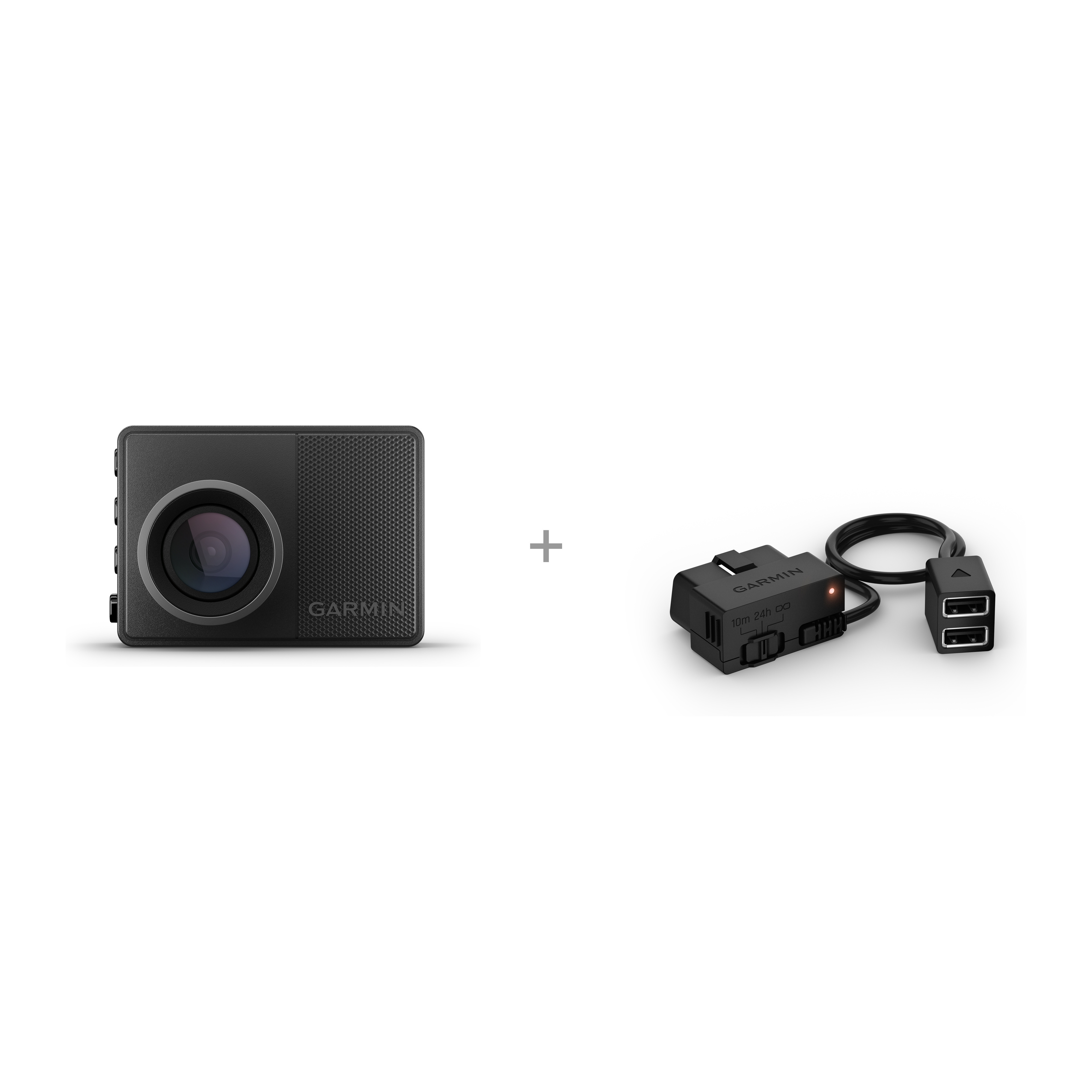 Garmin Dash Cam 57 -autokamera + pysyvä virtakaapeli OBD II