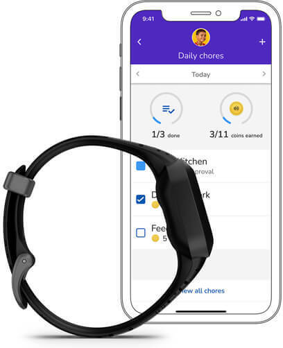 Garmin Vivofit jr. 3 -aktiivisuusranneke, Black Cosmic
