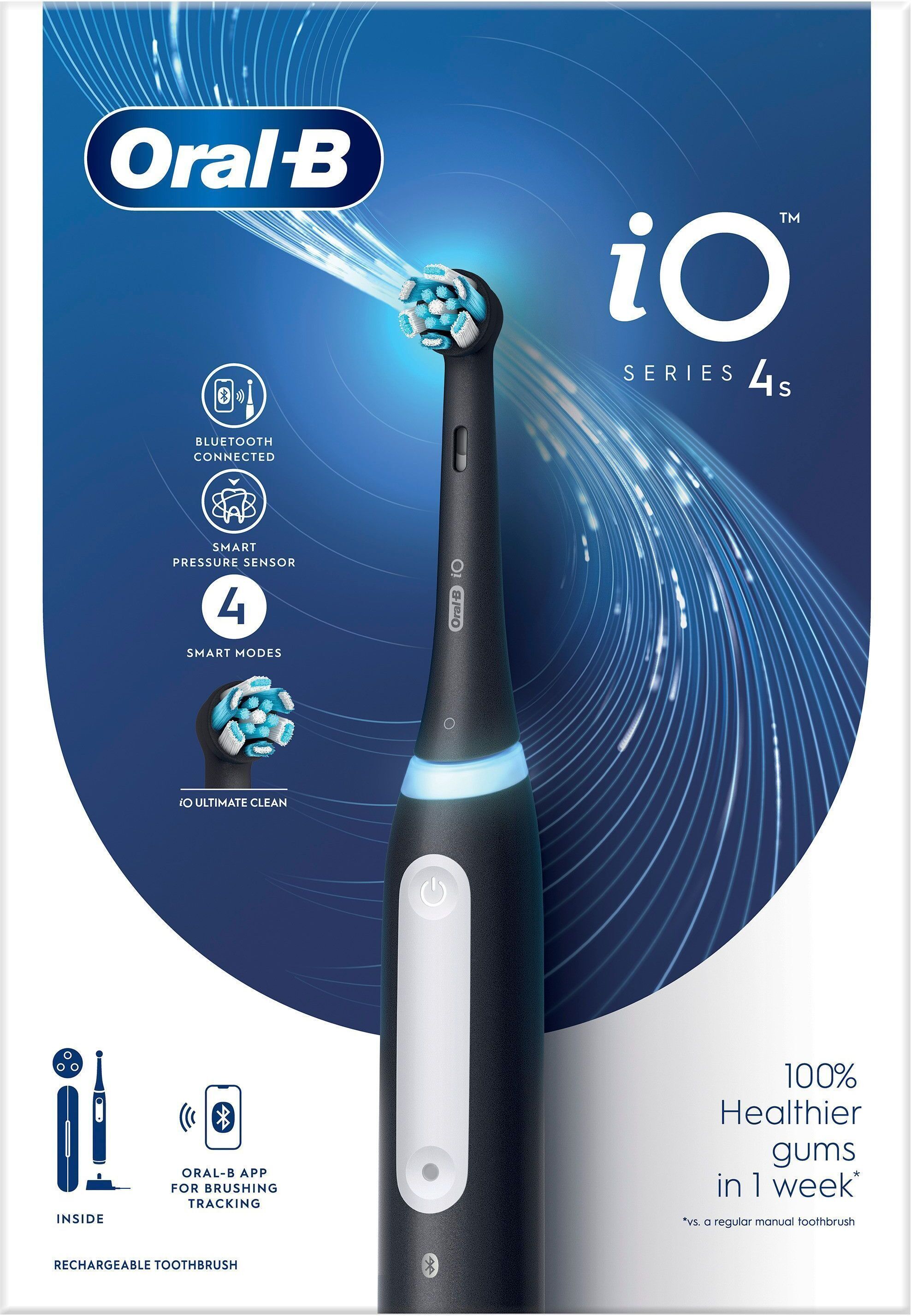 Oral-B iO Series 5s -sähköhammasharja, musta