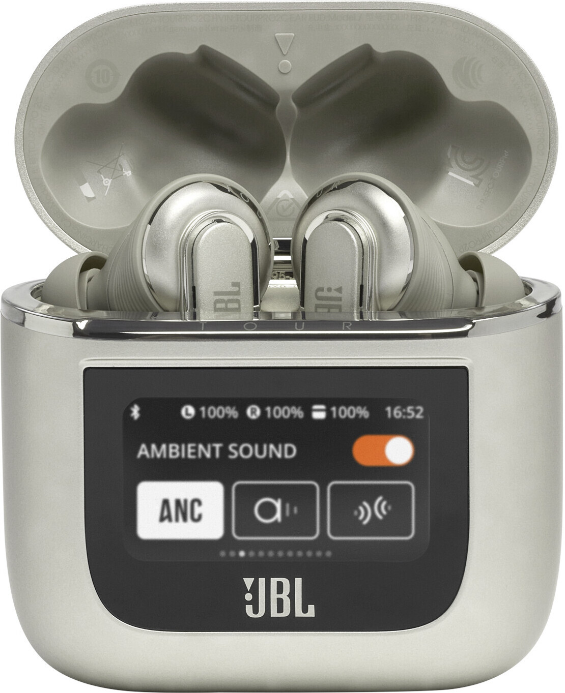 JBL Tour Pro 2 -langattomat vastamelunappikuulokkeet, samppanja
