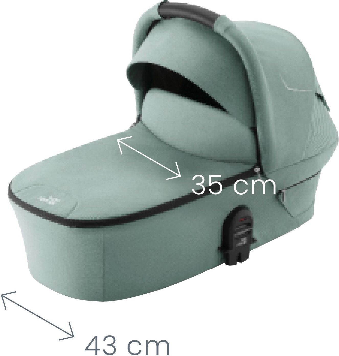 BRITAX RÖMER SMILE 5Z -vaunukoppa, Midnight Grey