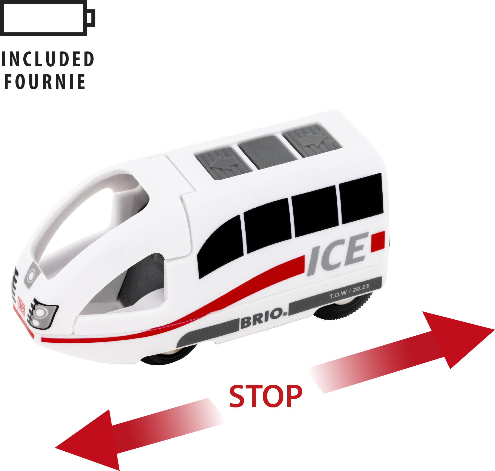 BRIO 36088 - Ladattava ICE-juna