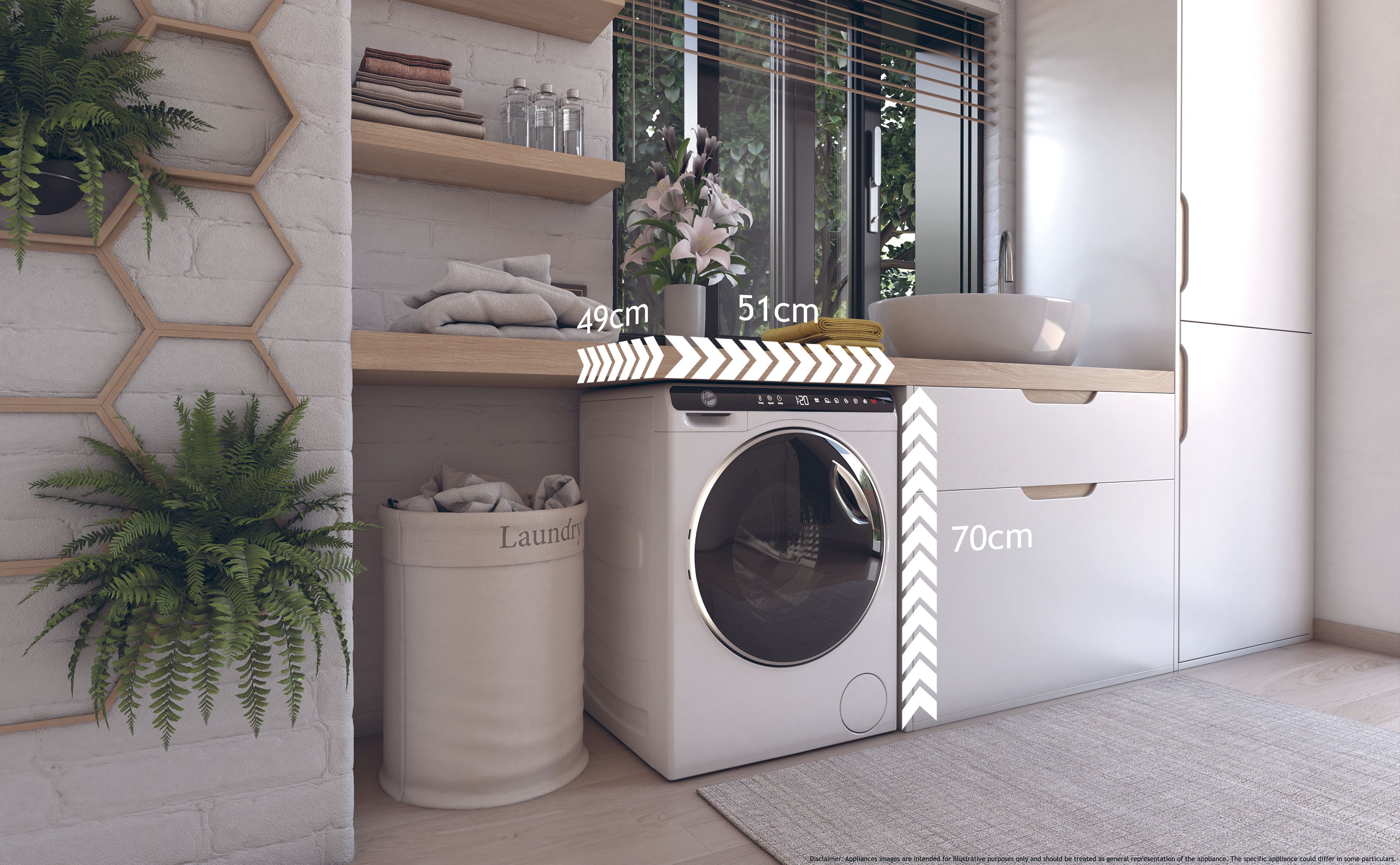 Hoover Miniwasher OW50-BP12307-S pyykinpesukone