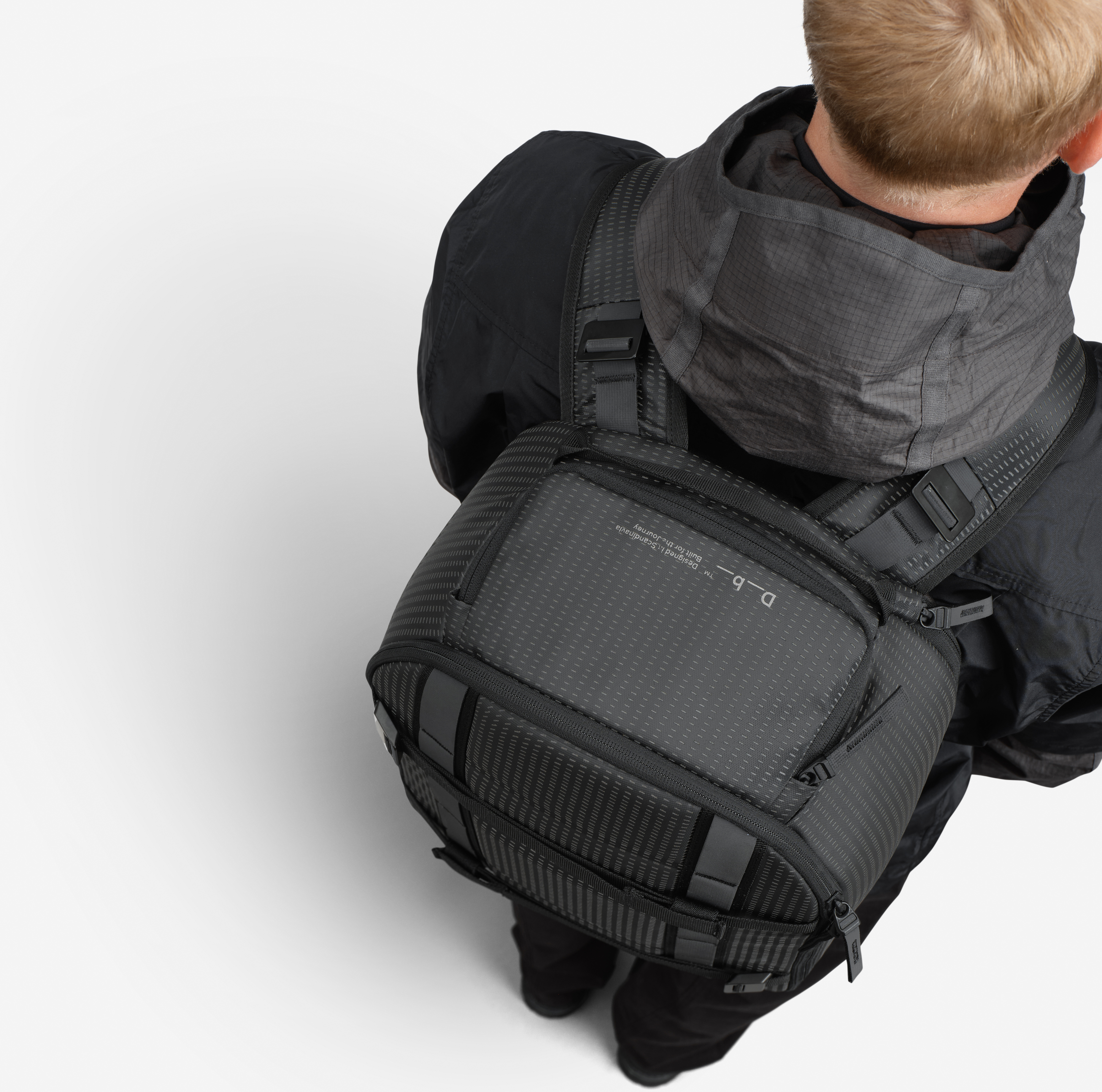 Db Hugger Backpack 20L -reppu, reflective black