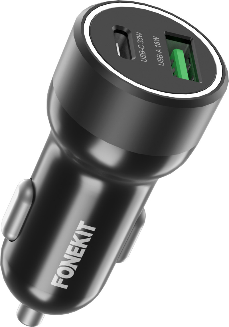 FoneKit Travel 40W, 2 x USB-C -autolaturi