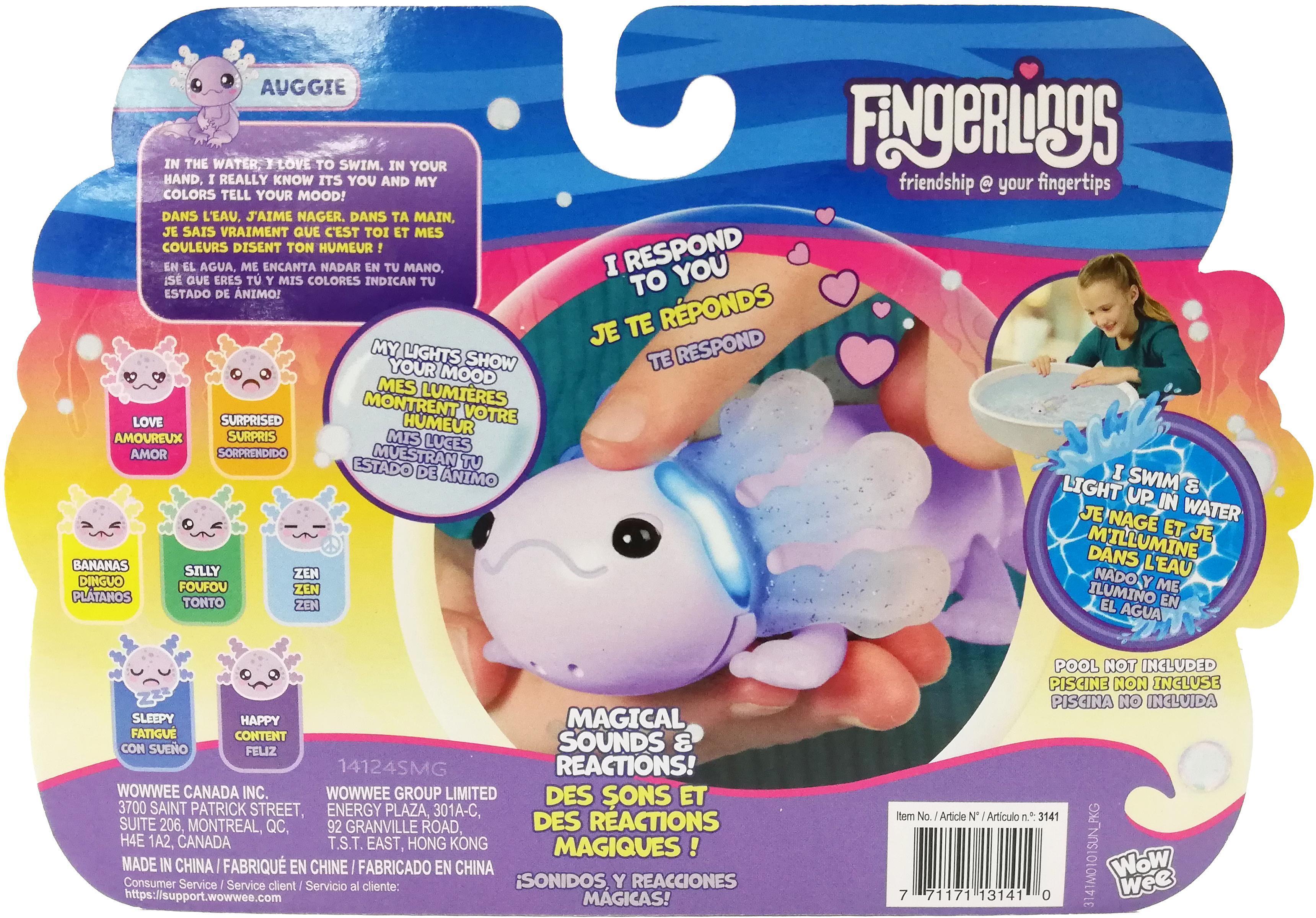 Fingerlings - aksolotli violetti