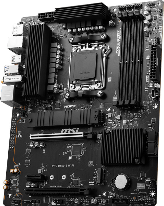 MSI PRO B650-S WIFI AM5 ATX -emolevy