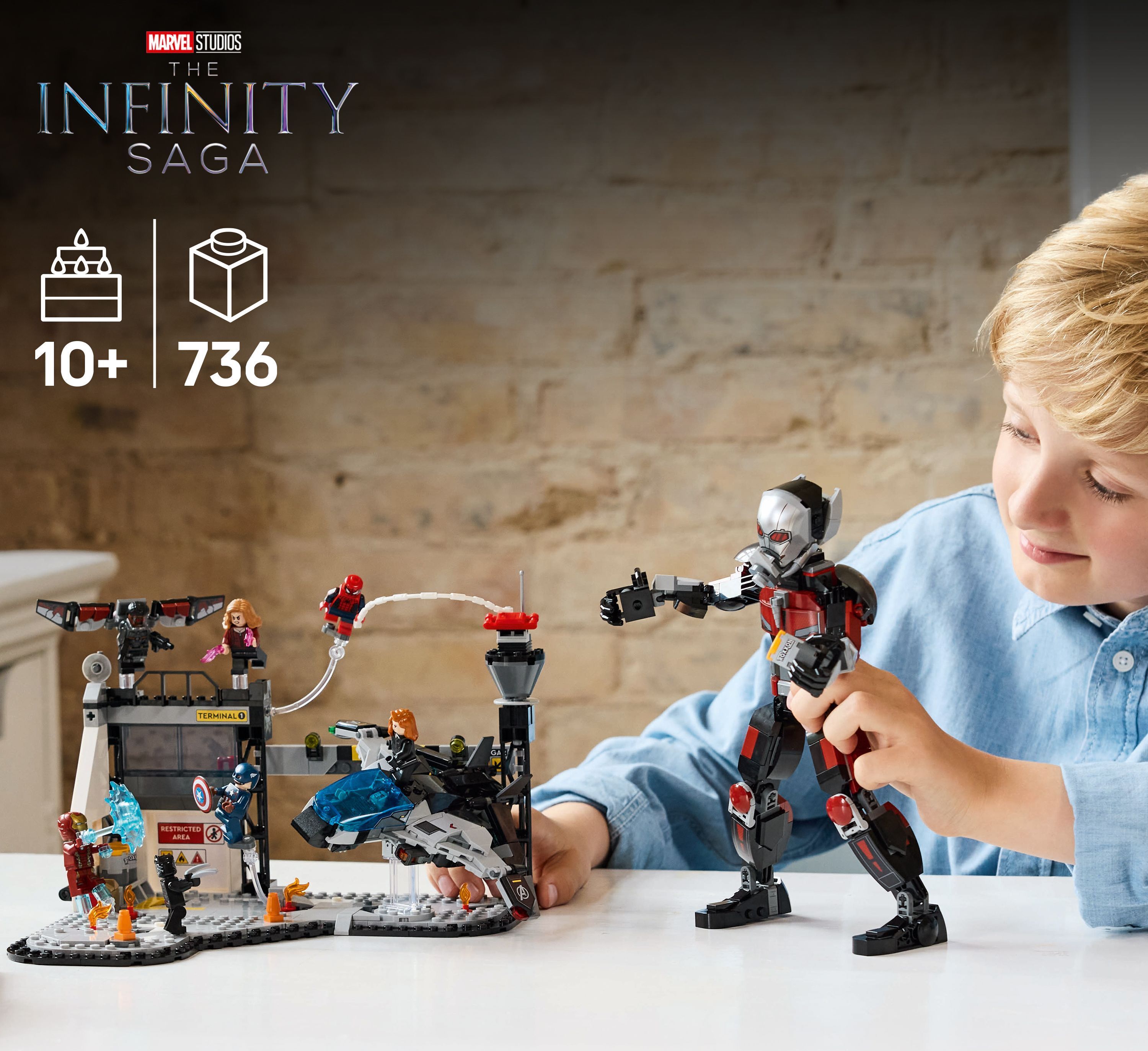 LEGO Super Heroes Marvel 76314 – Captain America: Civil War Toimintataistelu