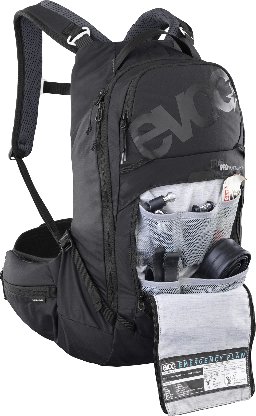 Evoc TRAIL PRO BLACKLINE 16 reppu, S/M