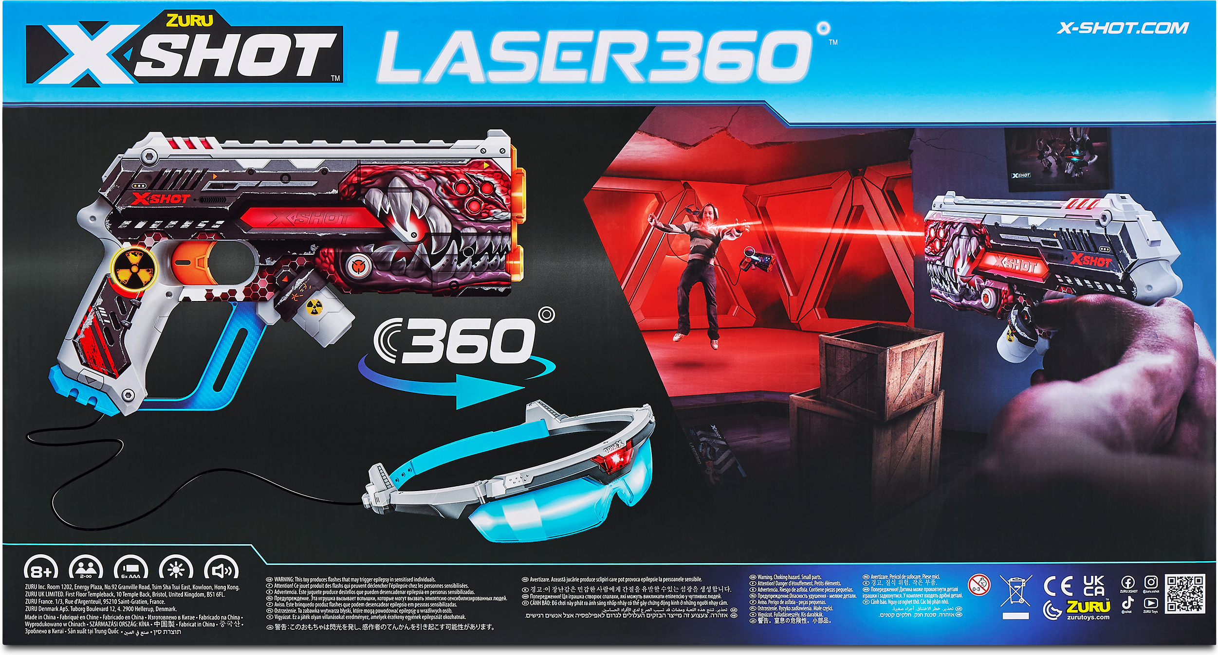 X-Shot Laser Skins 360 - laserpyssysetti