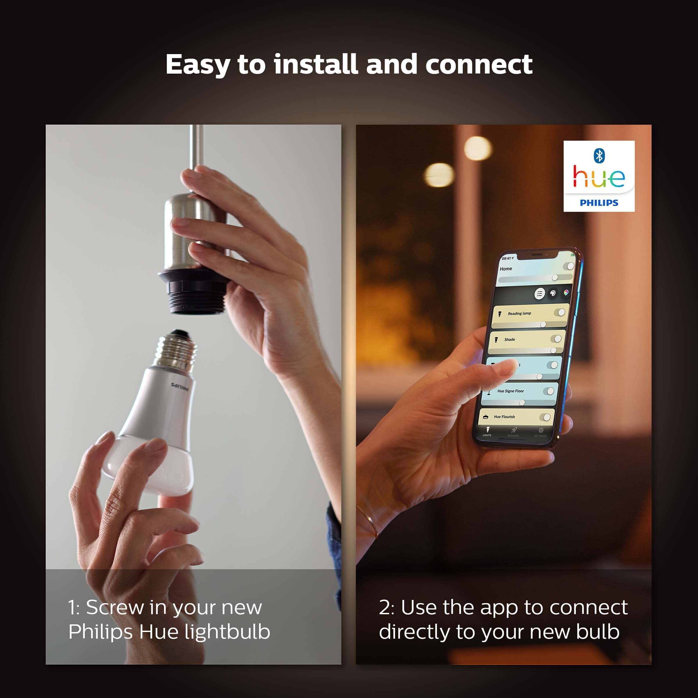 Philips Hue Starter Kit -pakkaus, White Ambiance, E27