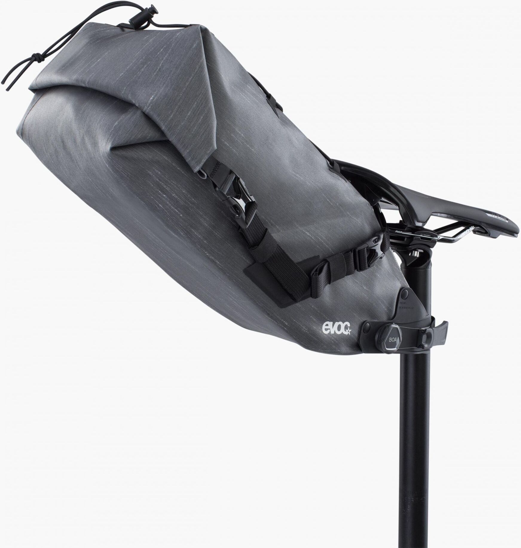Evoc Seat Bag Boa -polkupyörän satulalaukku, harmaa, 8 litraa