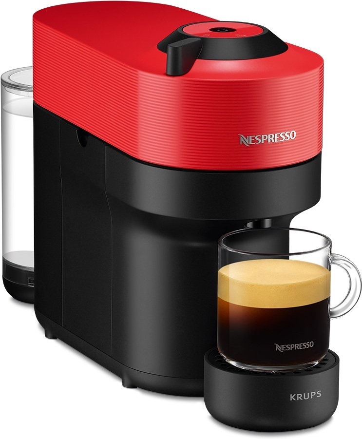 Nespresso Vertuo POP XN920510WP -kahvikapselikone, punainen/musta