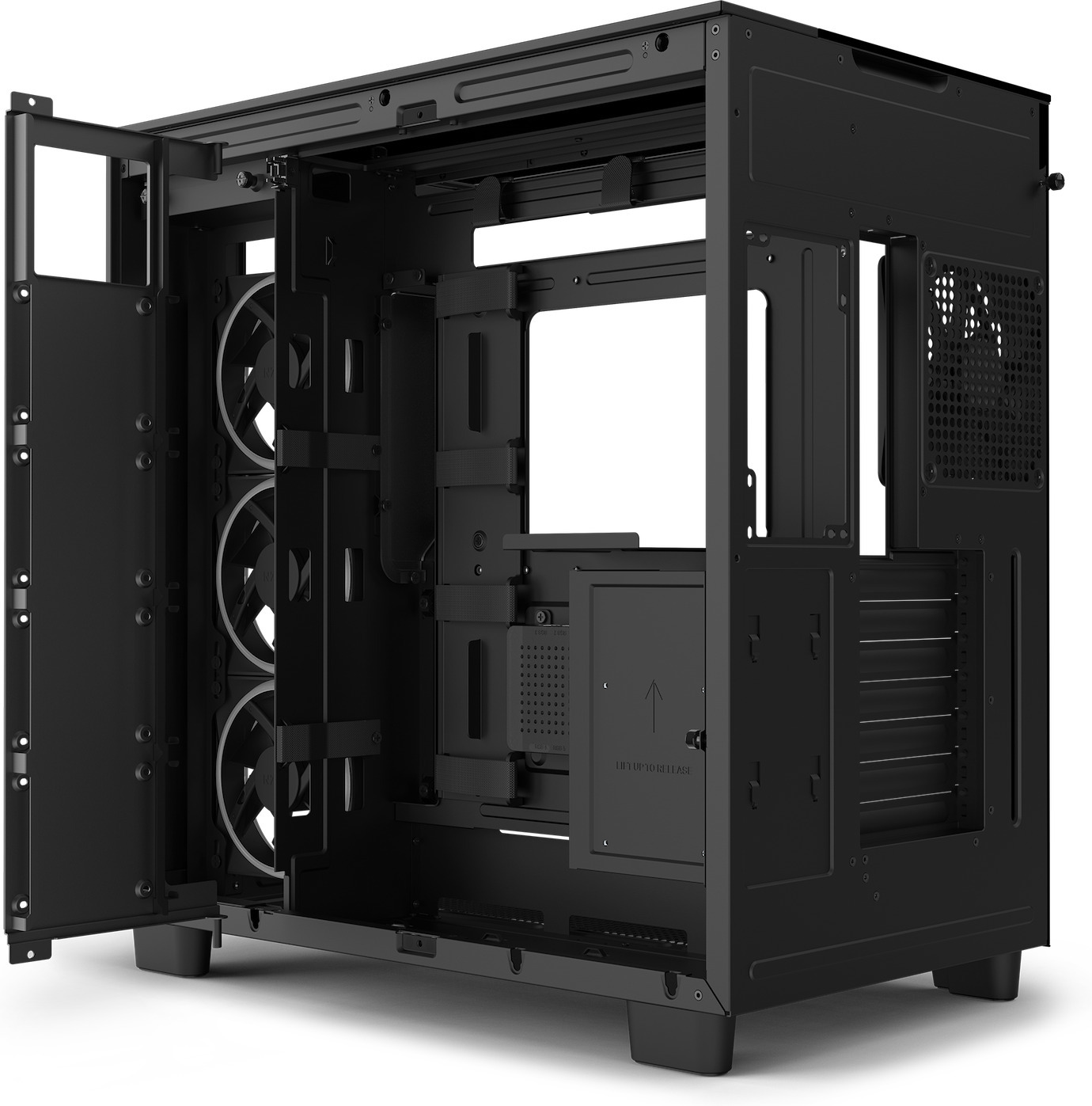 NZXT H9 Elite ATX-kotelo ikkunalla, musta