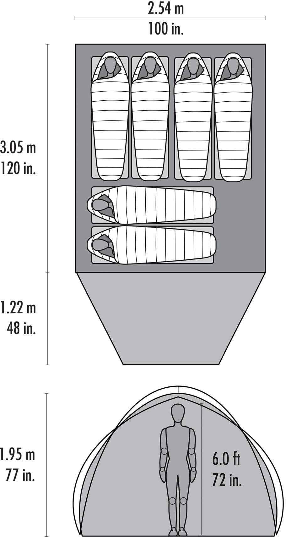 MSR Habitude 6 Footprint main image 1