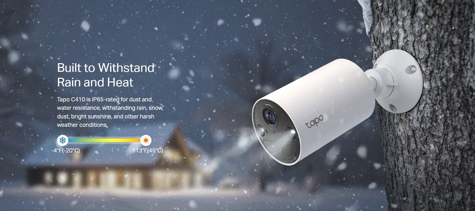 TP-LINK Tapo C410 -valvontakamera ulkokäyttöön