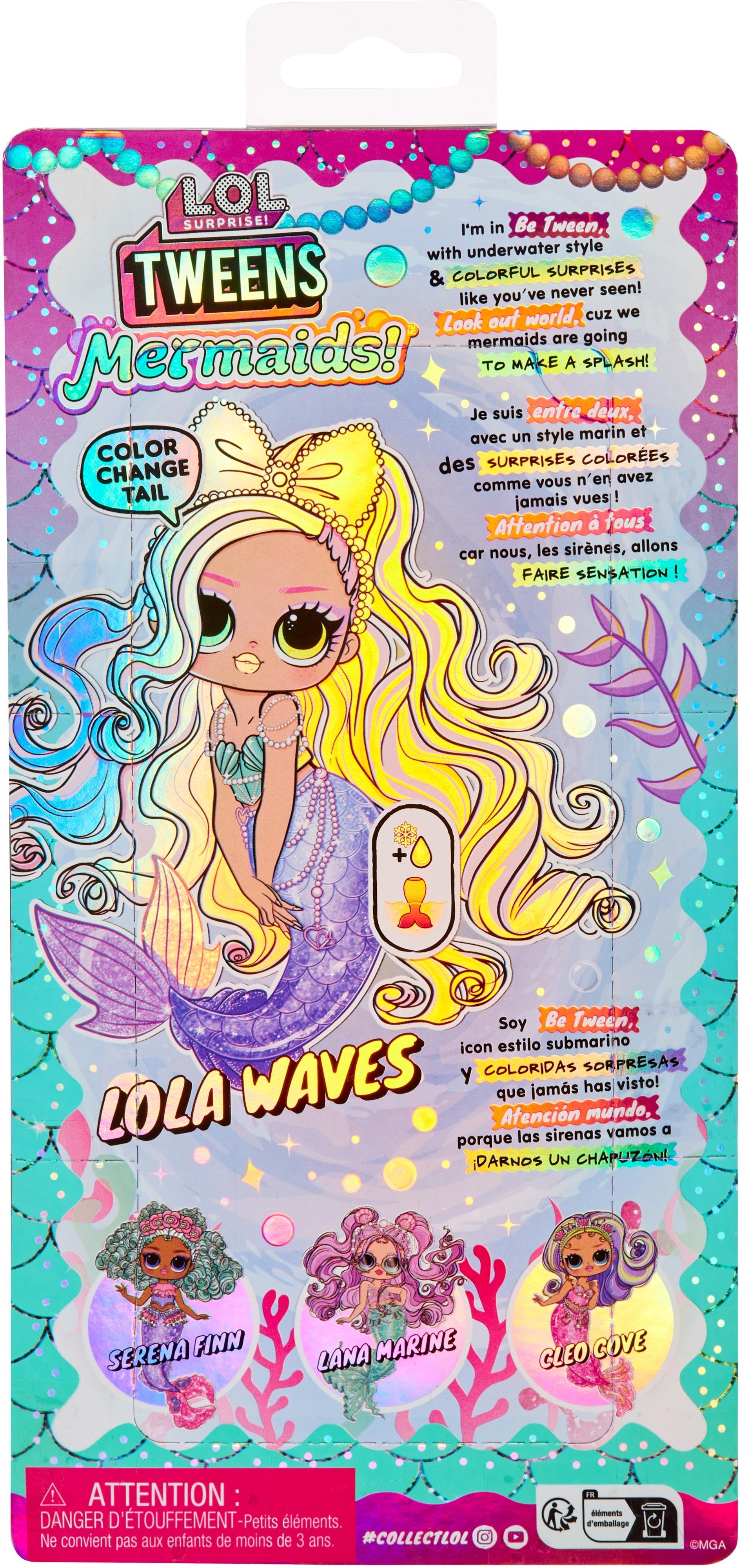 L.O.L. Tweens Mermaid - teinimuotinukke, Lola Waves