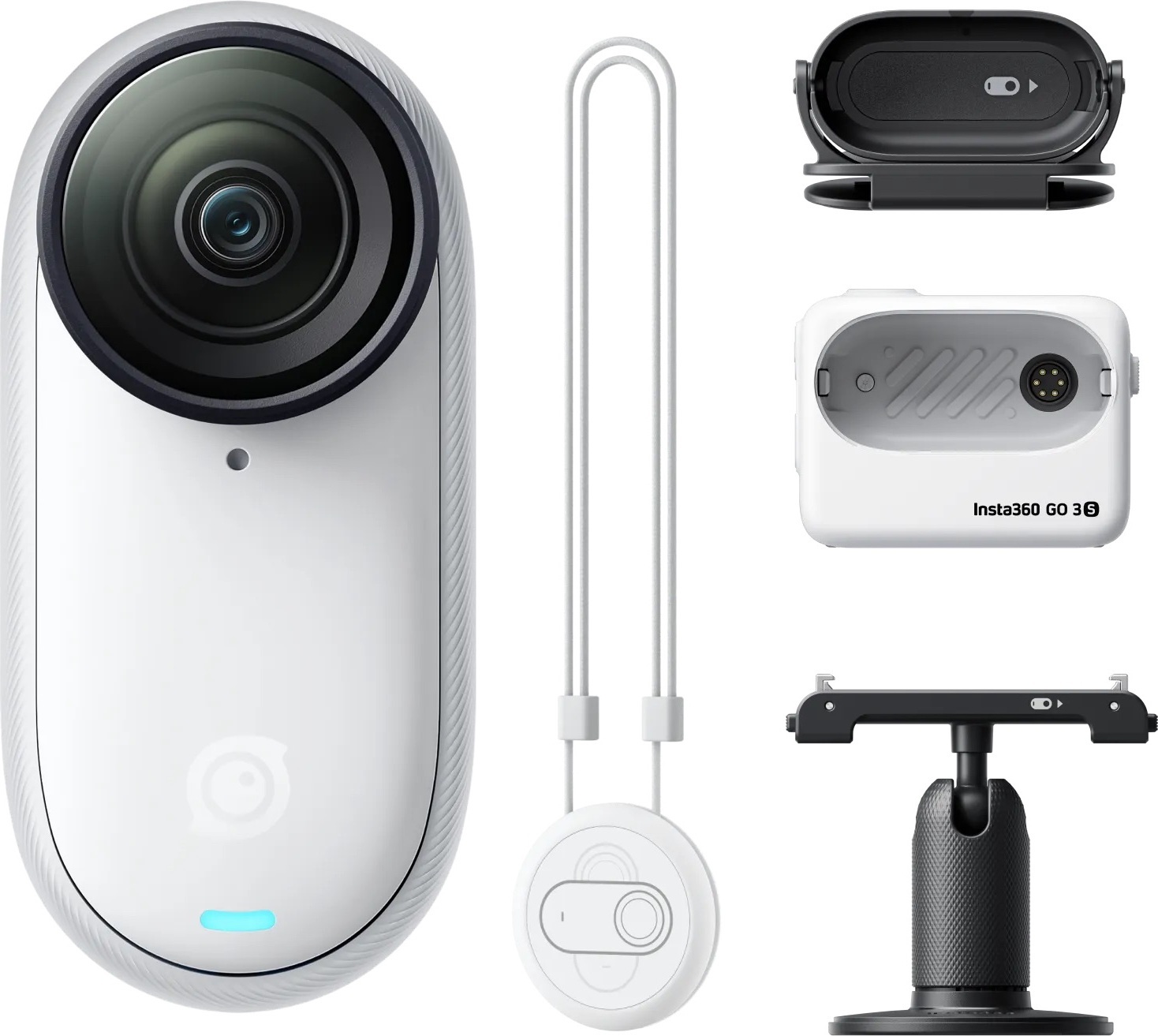Insta360 GO 3S -actionkamera, 64 Gt, valkoinen