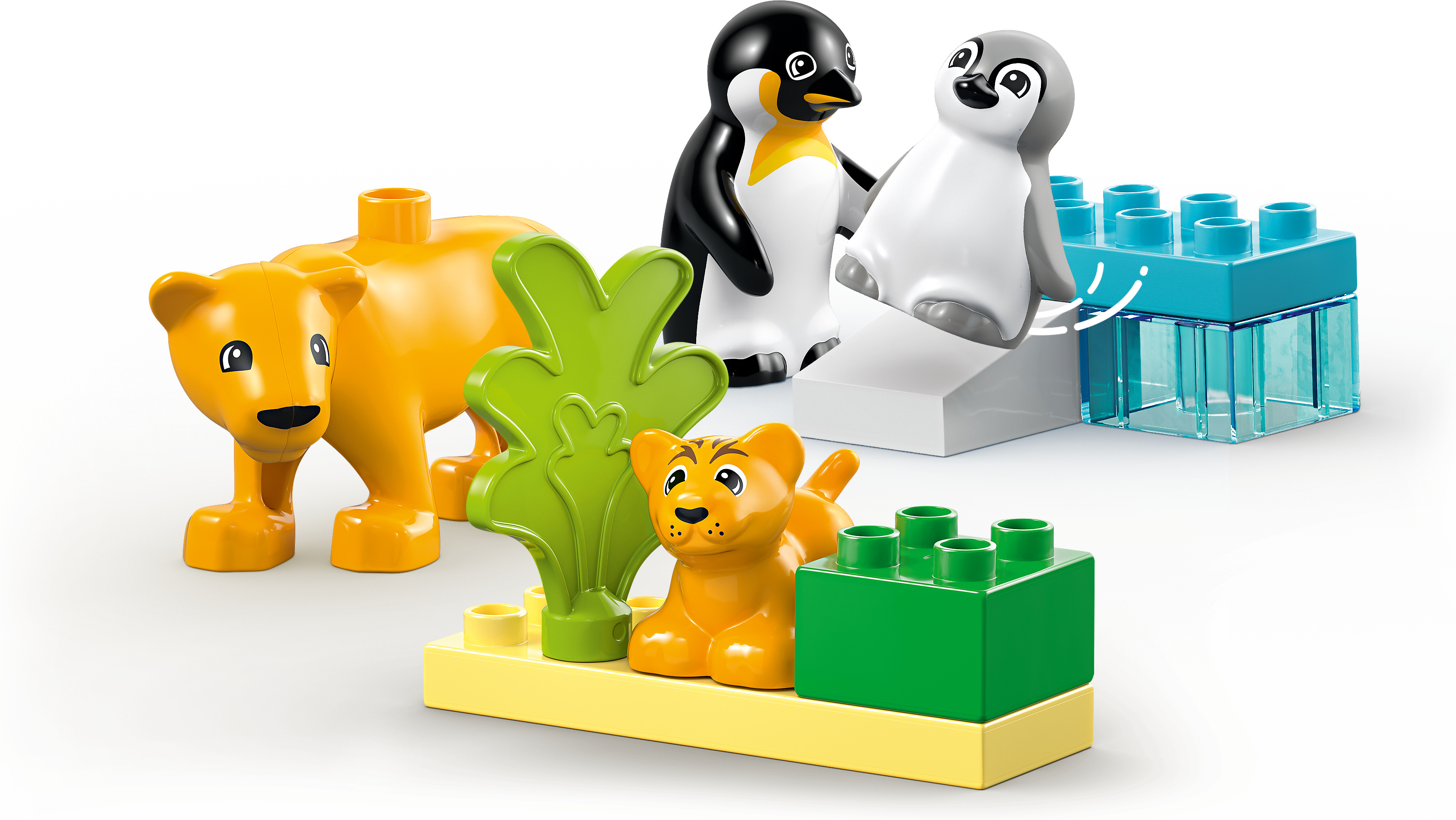 LEGO DUPLO Town 10442 – Luonnoneläinperheet: pingviinit ja leijonat