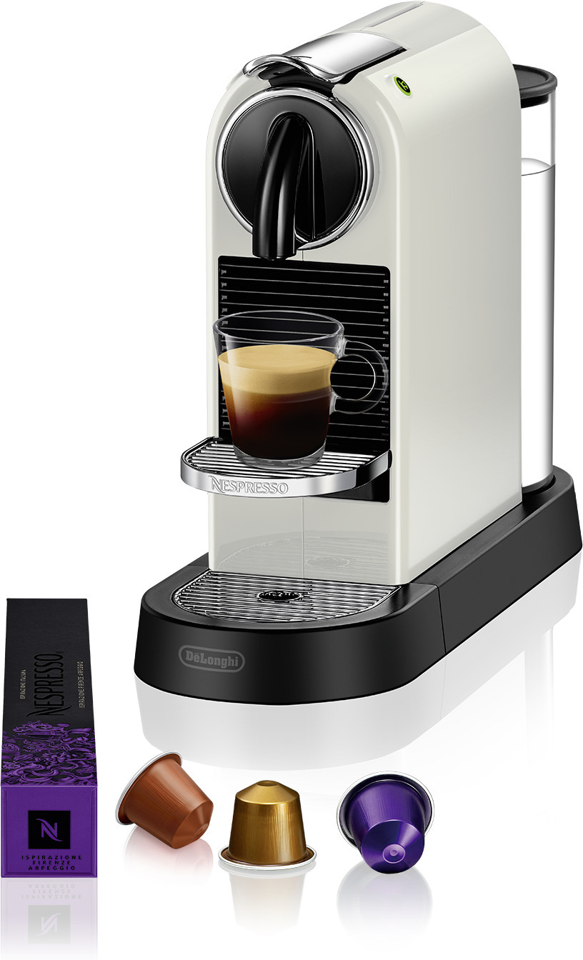 Nespresso Citiz -kapselikeitin, valkoinen
