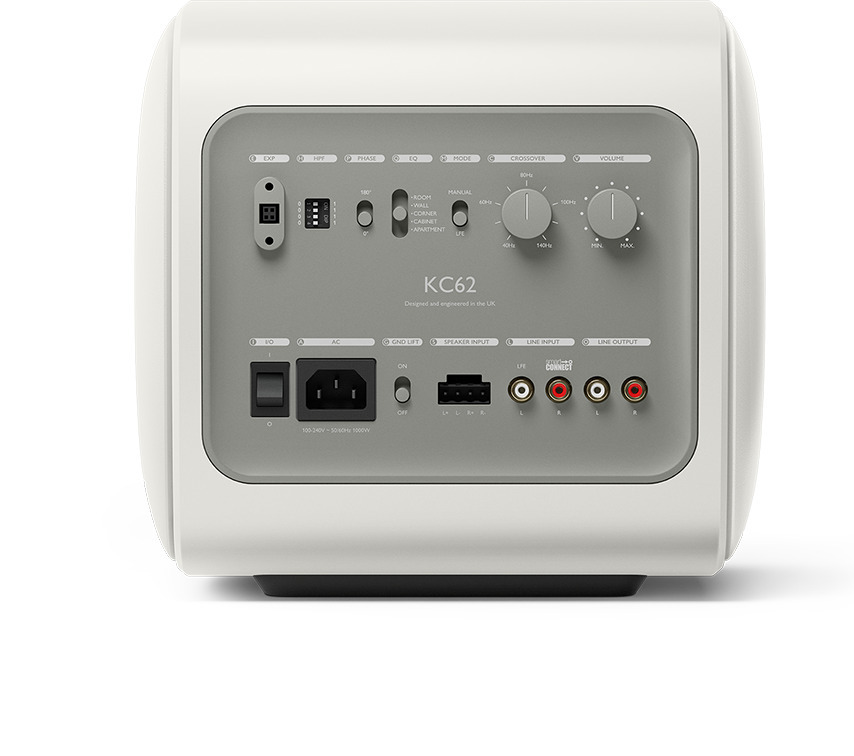 KEF KC62 -subwoofer, valkoinen