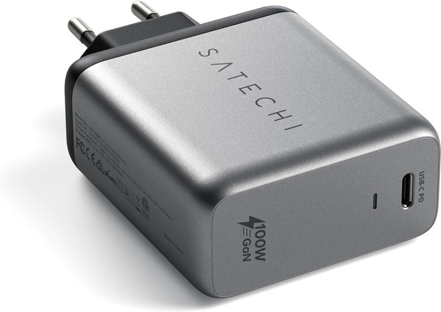 Satechi 100W GaN PD charger USB-C -virtalähde