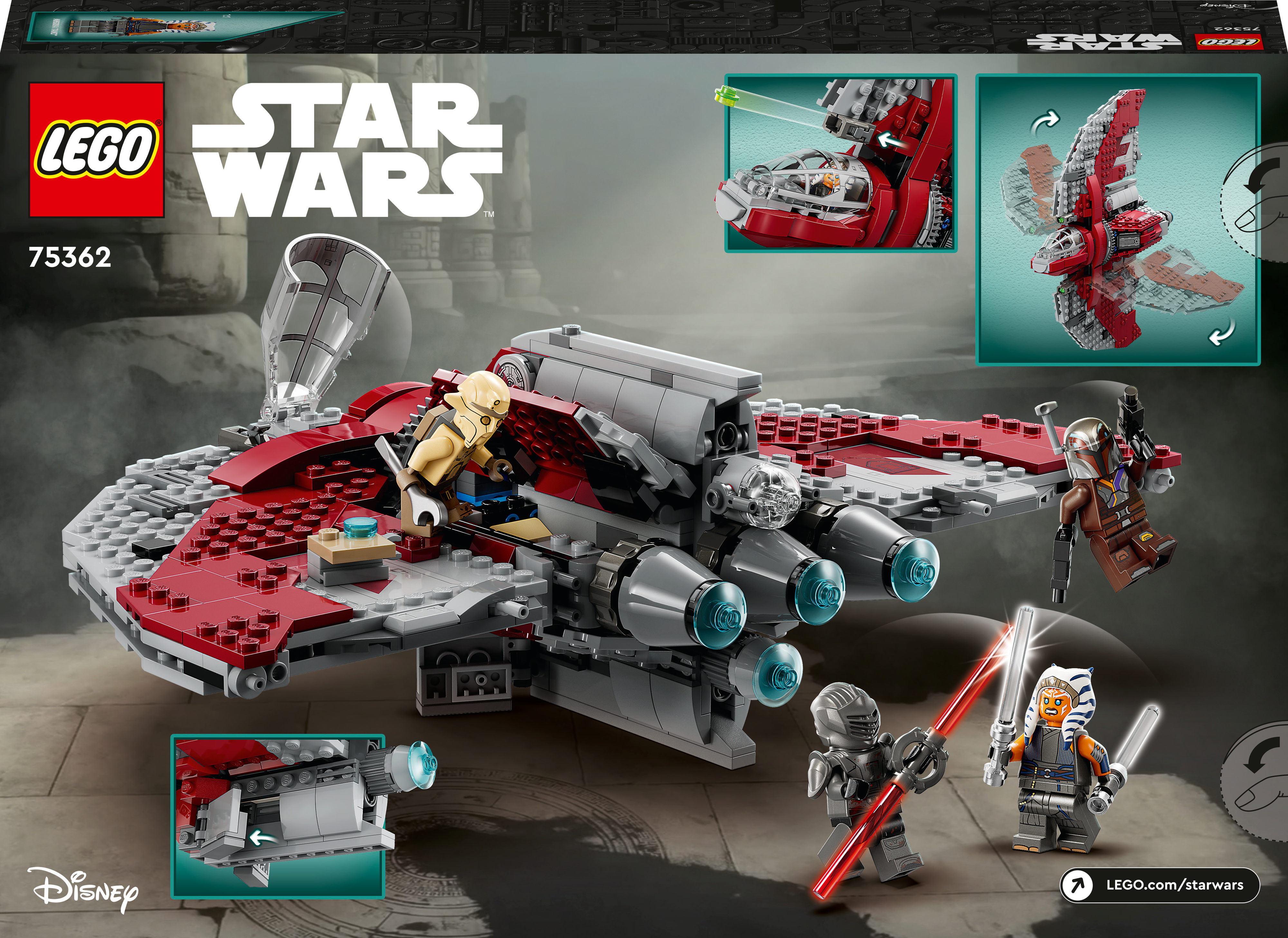 LEGO Star Wars 75362 - Ahsoka Tanon T-6-jedialus
