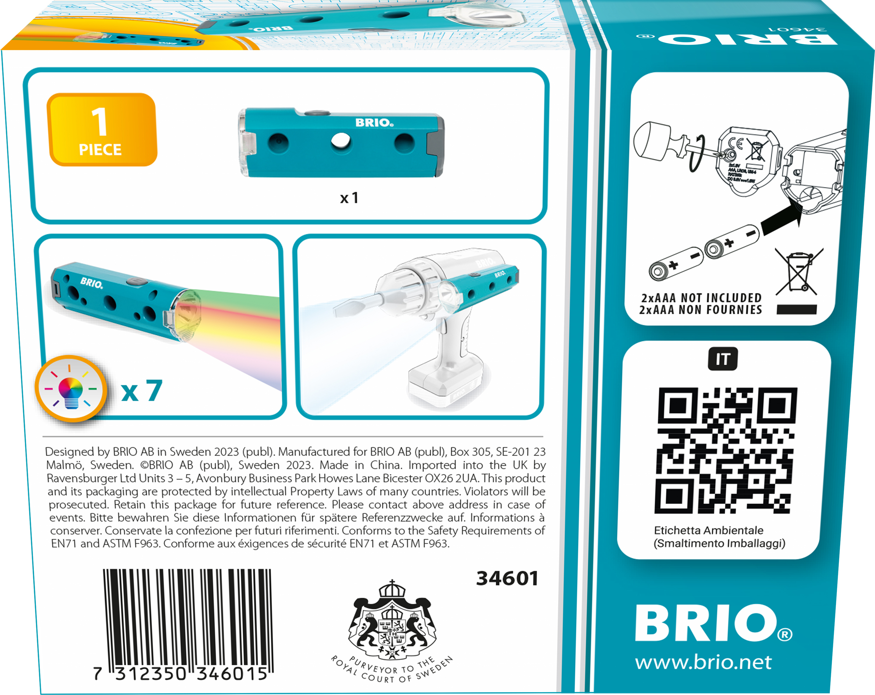 BRIO Builder 34601 - Taskulamppu