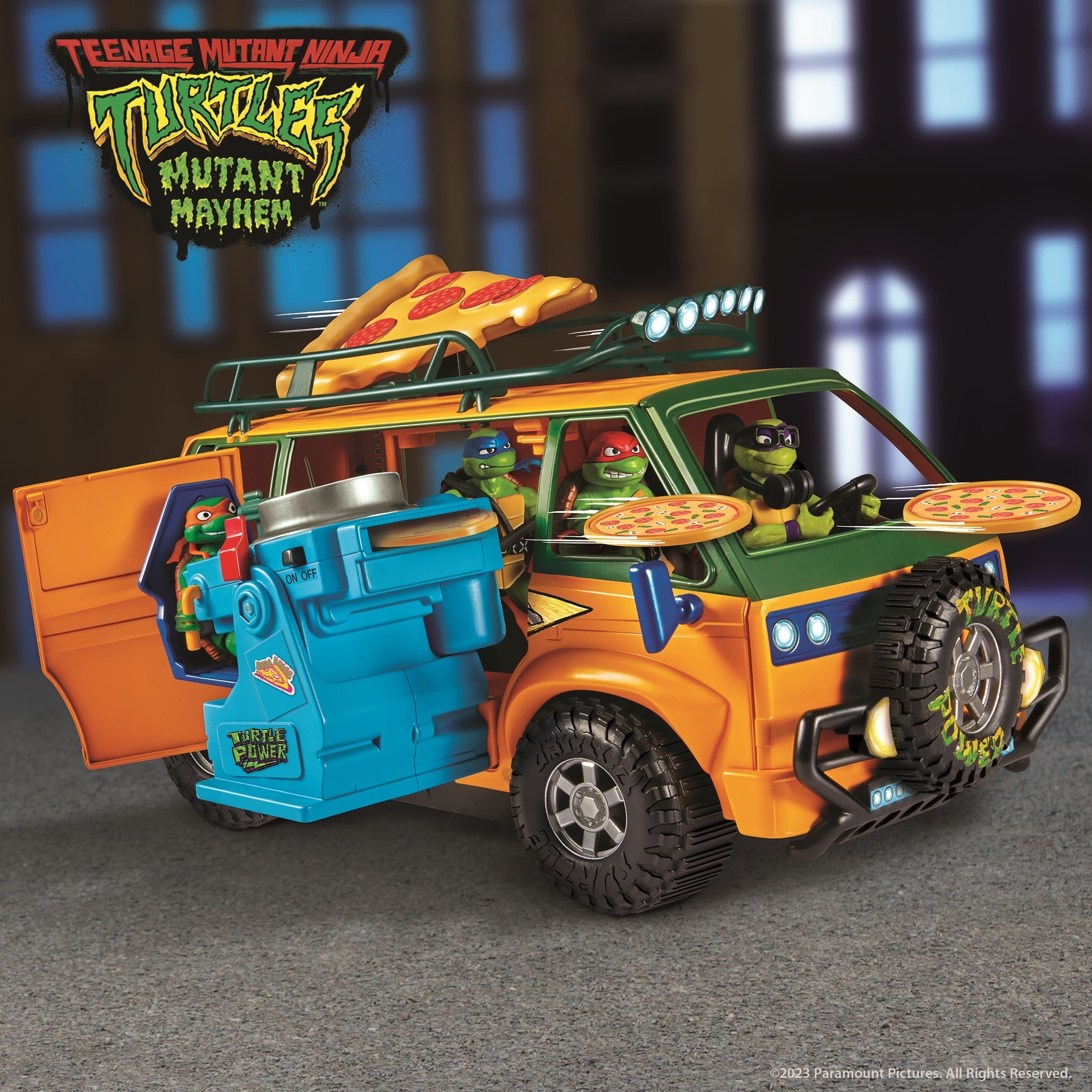 Teenage Mutant Ninja Turtles: Mutant Mayhem - pizzankuljetusauto