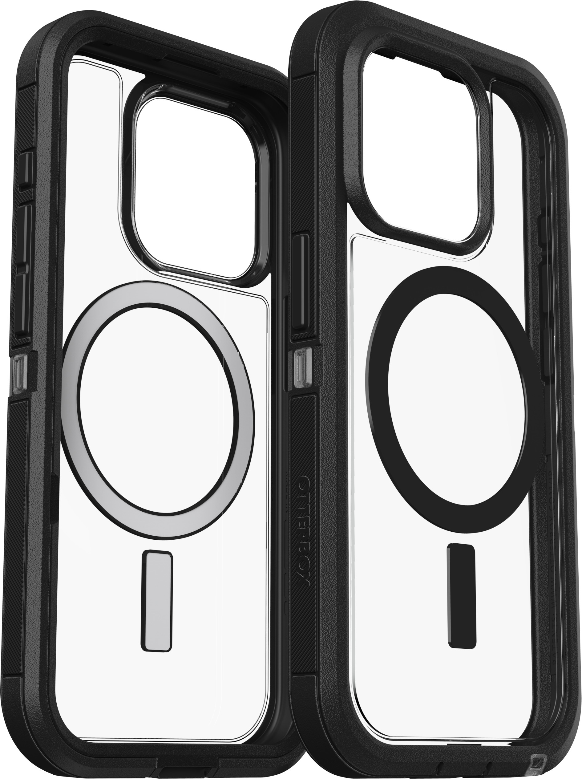 Otterbox Defender XT -suojakuori, iPhone 15 Pro, musta / kirkas