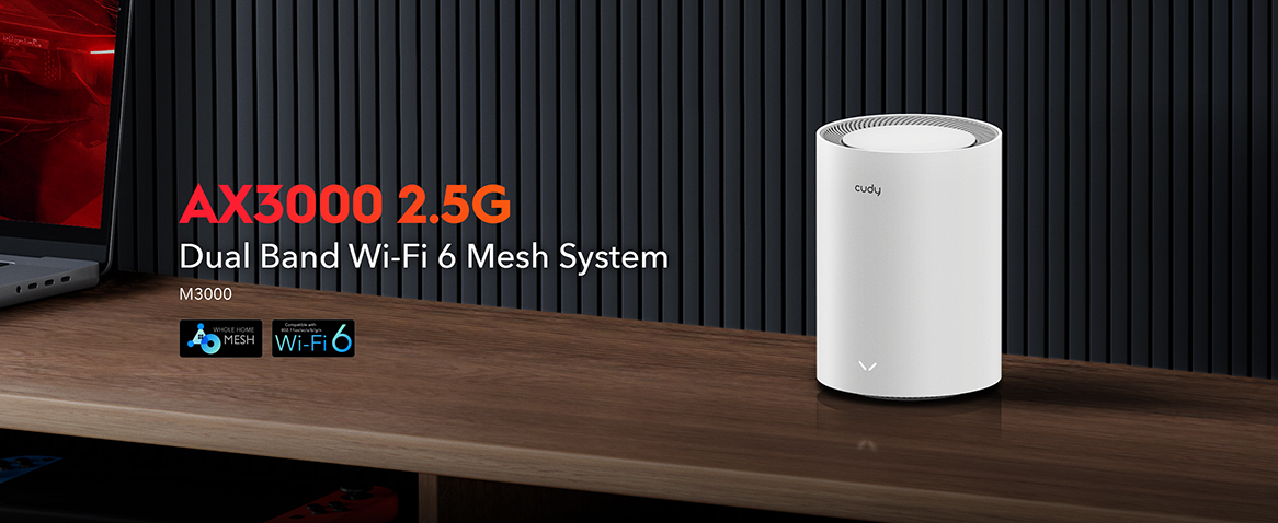 Cudy M3000 WiFi 6 -Mesh-reititin