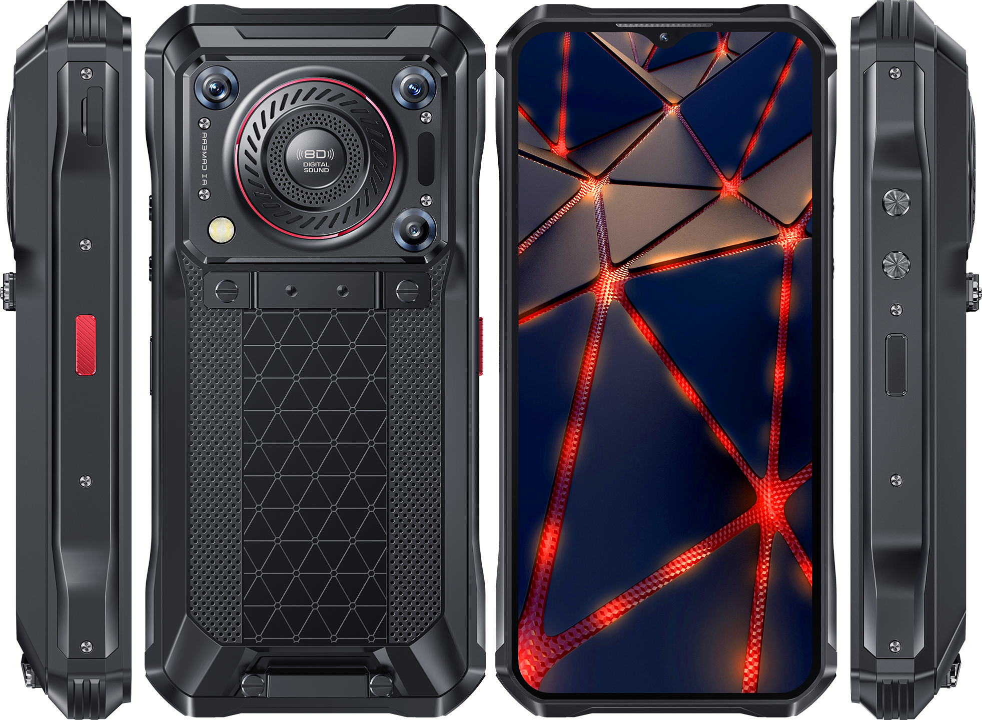 Oukitel WP33 Pro 5G -puhelin, 256/24 Gt, musta 2 Oukitel WP33 Pro 5G -puhelin, 256/24 Gt, musta - Image 2