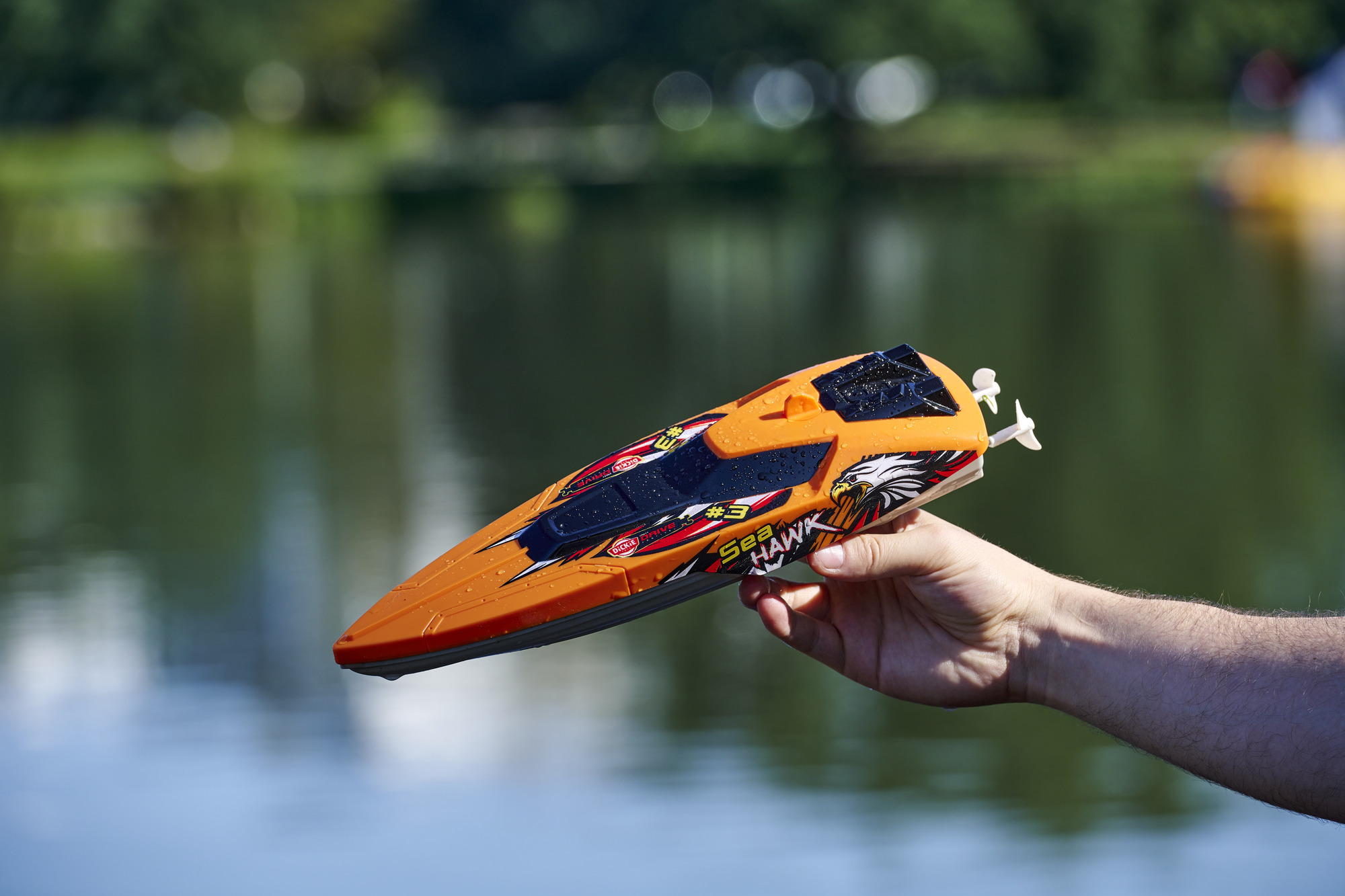 Dickie Toys RC Sea Hawk -radio-ohjattava vene, RTR