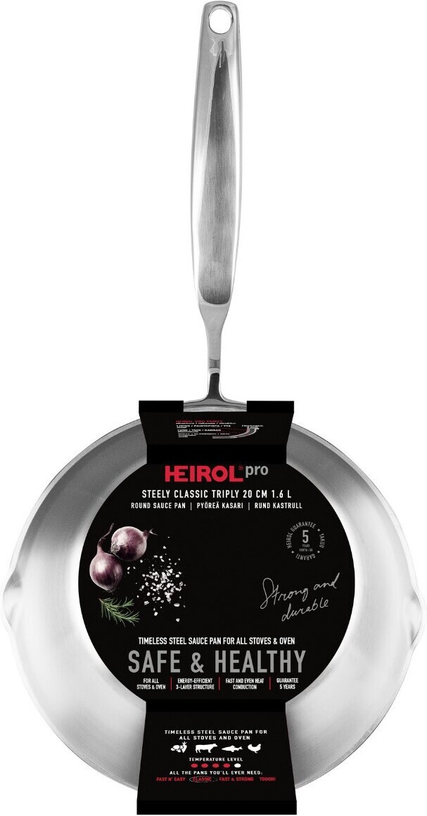 Heirol Steely Classic Triply -kasari, 20 cm/1,6 L