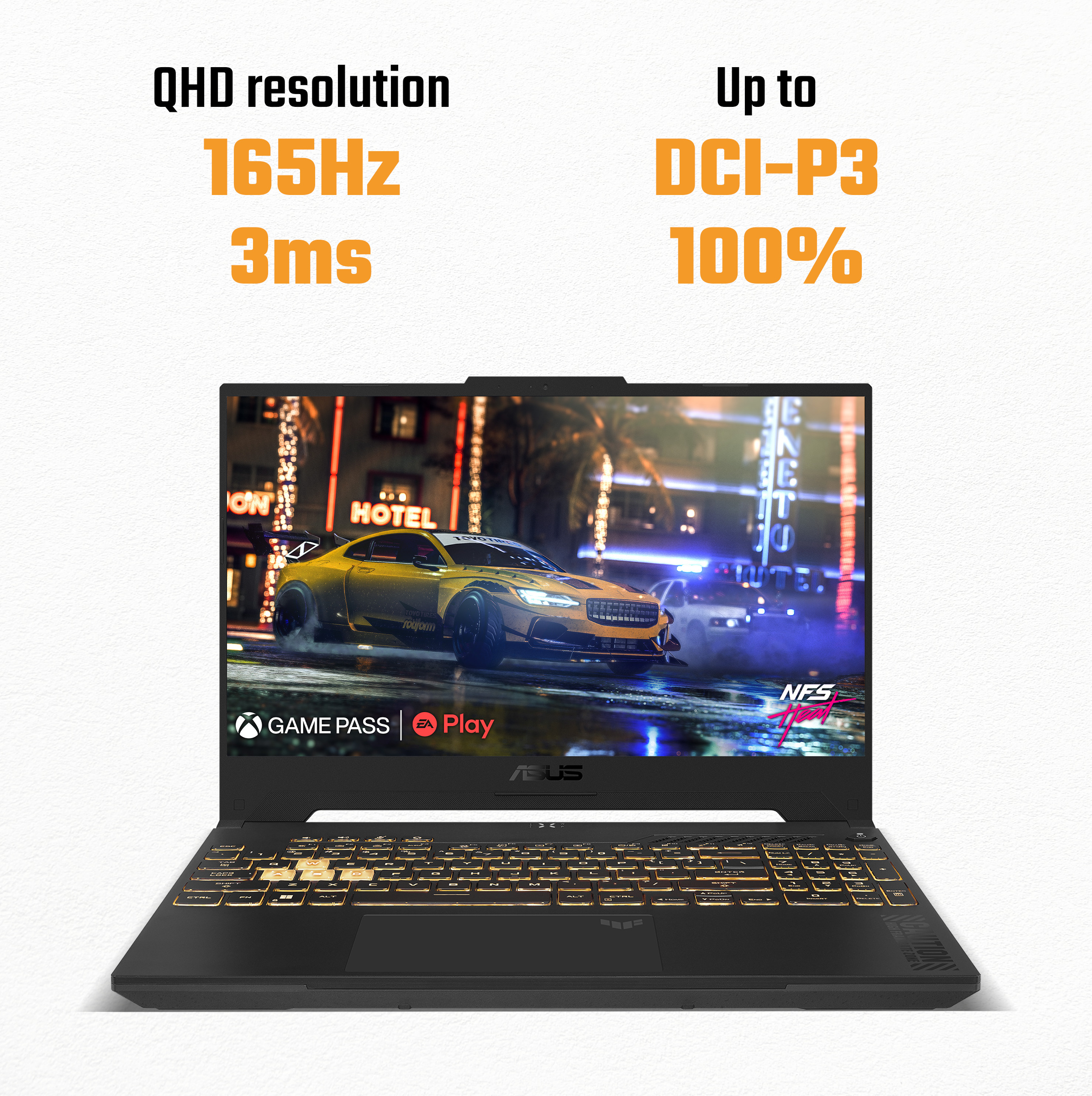 Asus TUF Gaming F15 15,6" -pelikannettava, Win 11 (FX507VI-HQ110W)