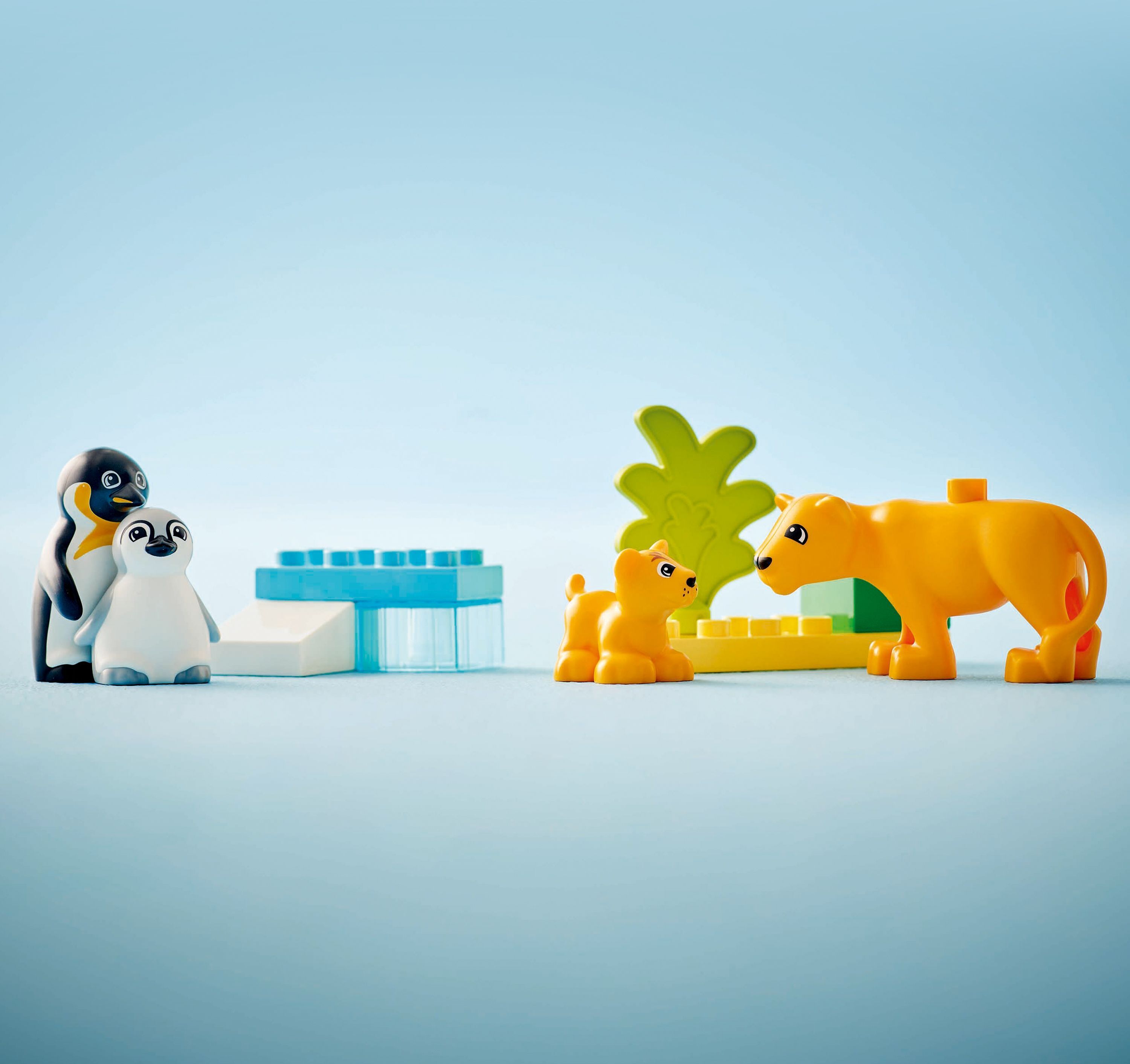 LEGO DUPLO Town 10442 – Luonnoneläinperheet: pingviinit ja leijonat