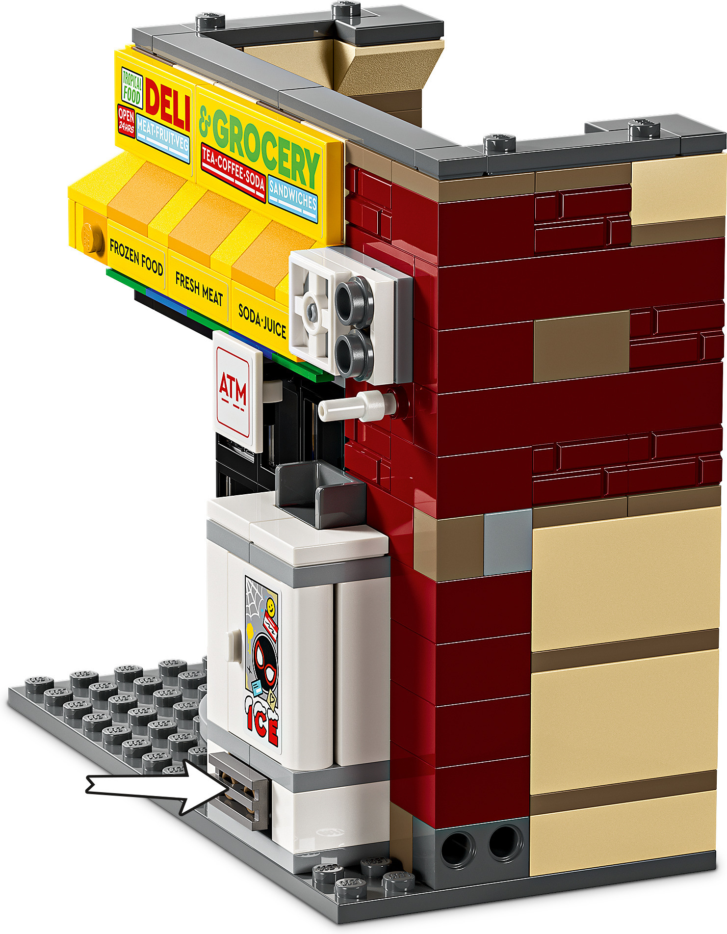 LEGO Super Heroes Marvel 76311 –  Hämähäkkiversum: Miles Morales vastaan Pilkku