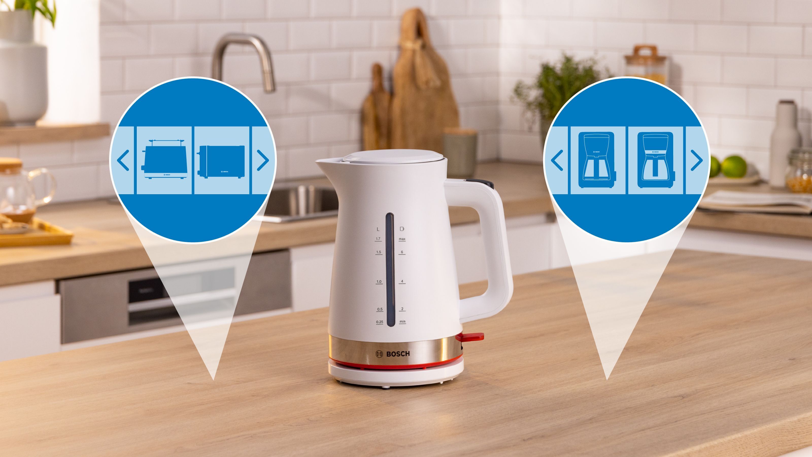 Bosch MyMoment TKA5M253 kahvinkeitin, musta/teräs