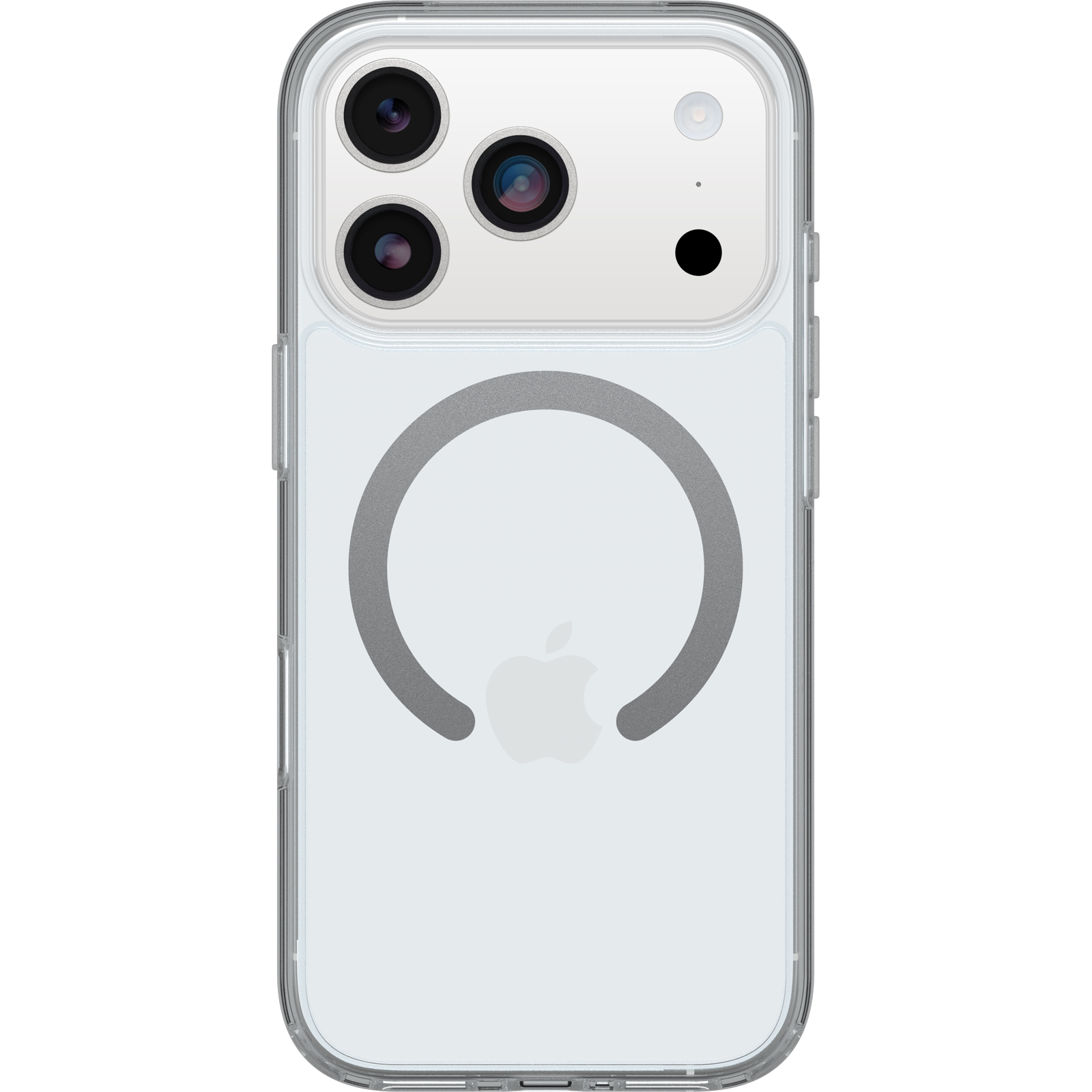 OtterBox Symmetry Clear MagSafe suojakotelo, iPhone 17 Pro, läpinäkyvä
