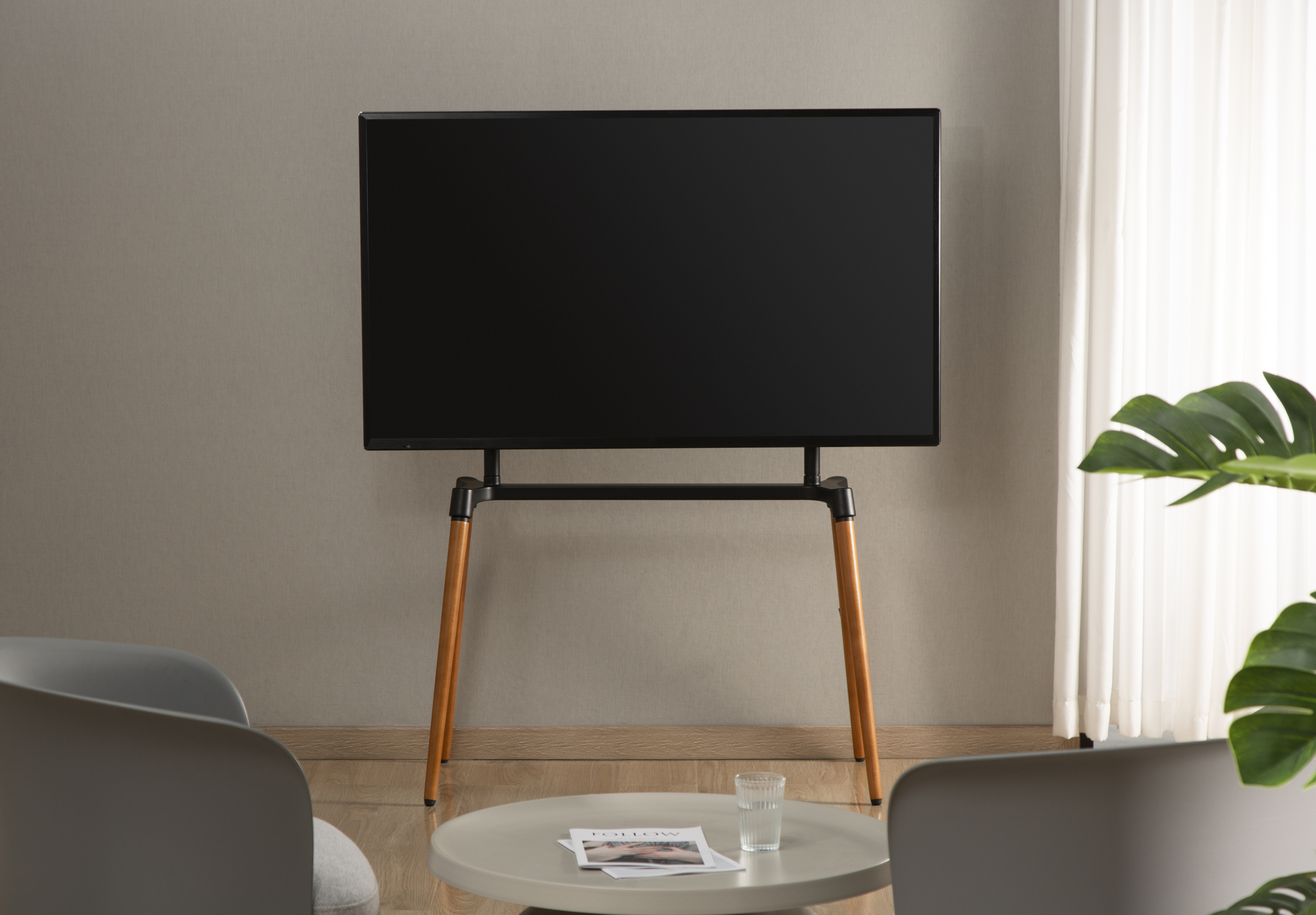 Mozi Art Series FS-4 -lattiajalusta 50 - 65" televisiolle