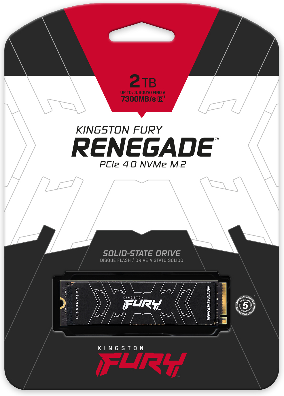 Kingston FURY Renegade 2 Tt M.2 NVMe -SSD-kovalevy
