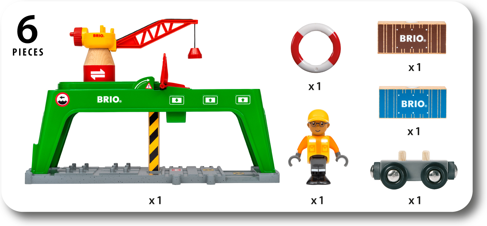 Brio World 33996 - Konttinosturi