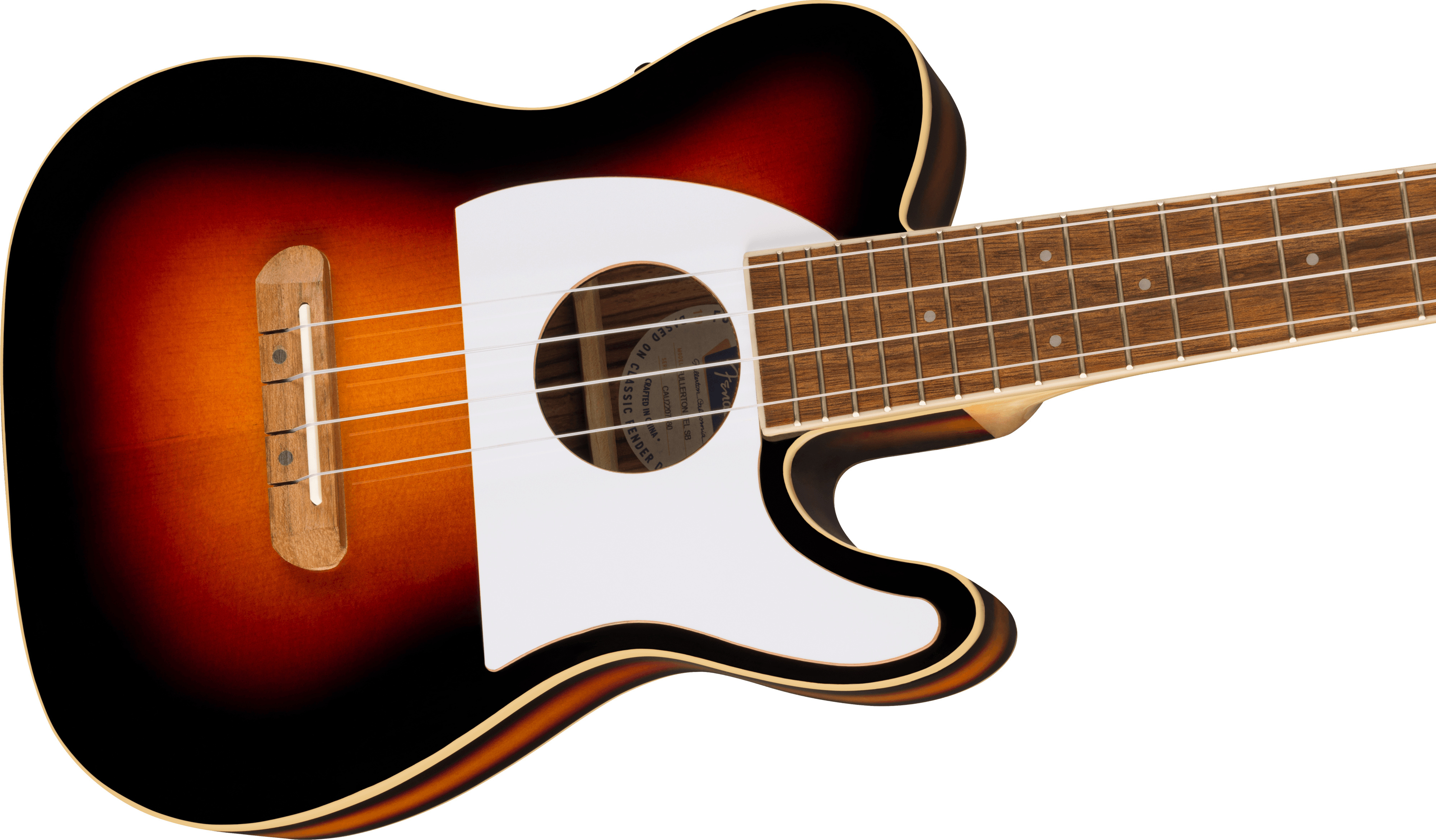 Fender Fullerton Telecaster -elektroakustinen ukulele, 2-Color Sunburst