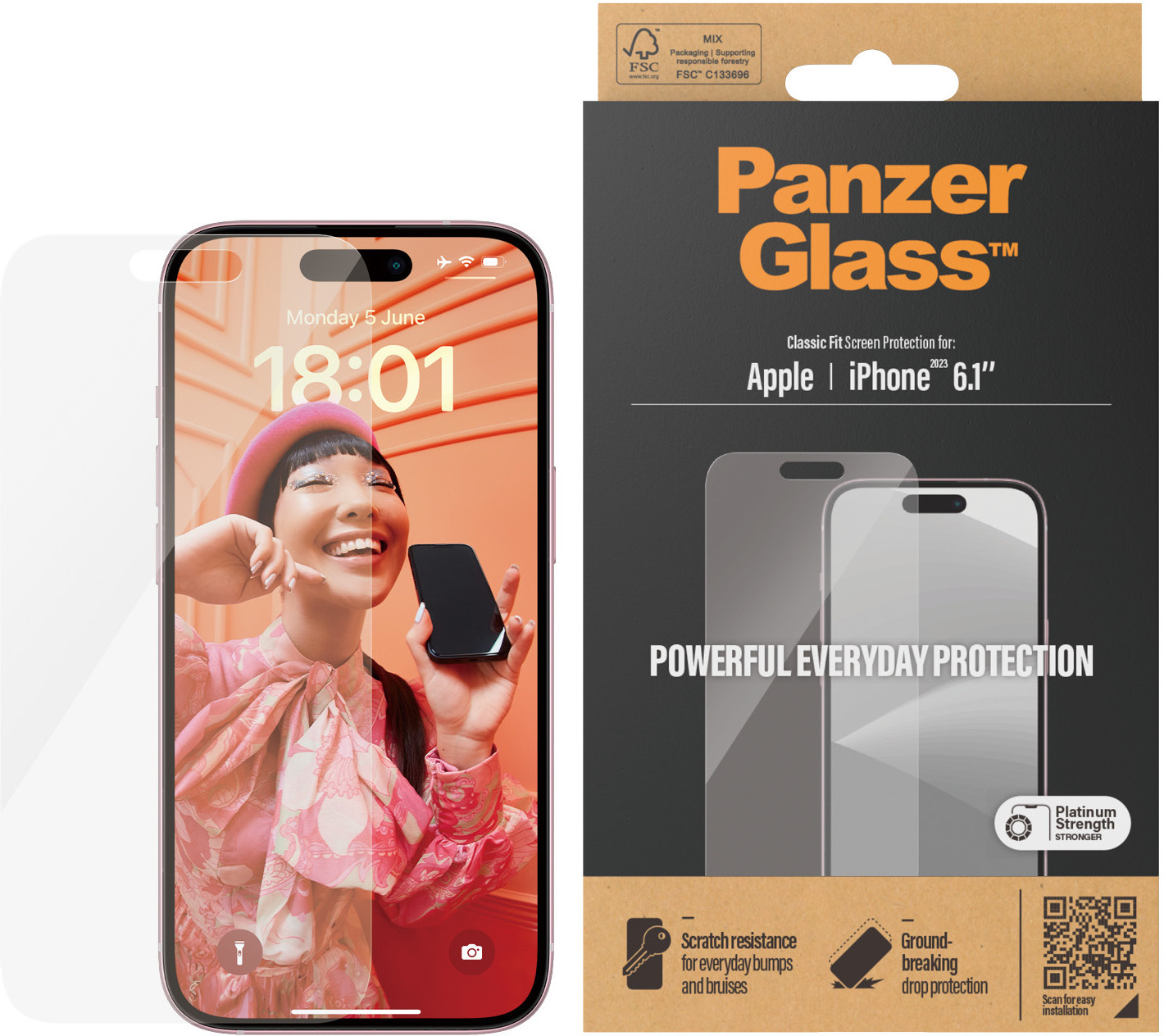 PanzerGlass-panssarilasi, iPhone 15