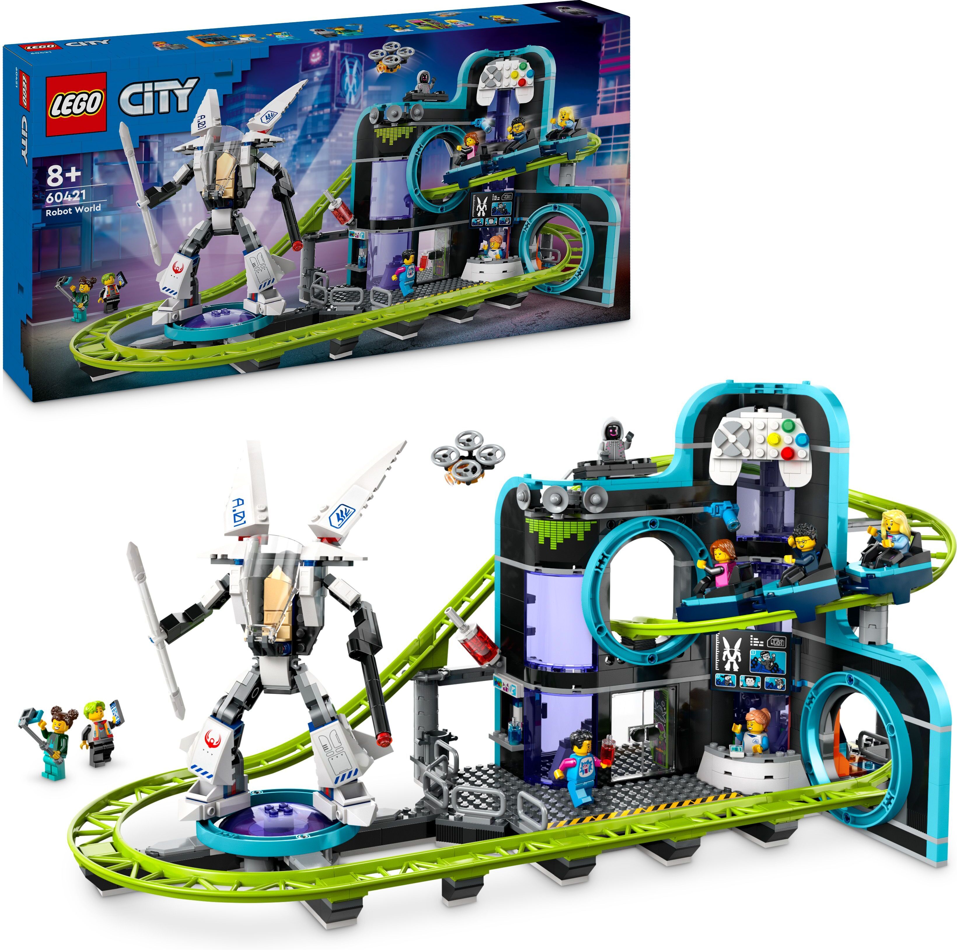 LEGO City Trains 60423  - Keskikaupungin pikaratikkapysäkki