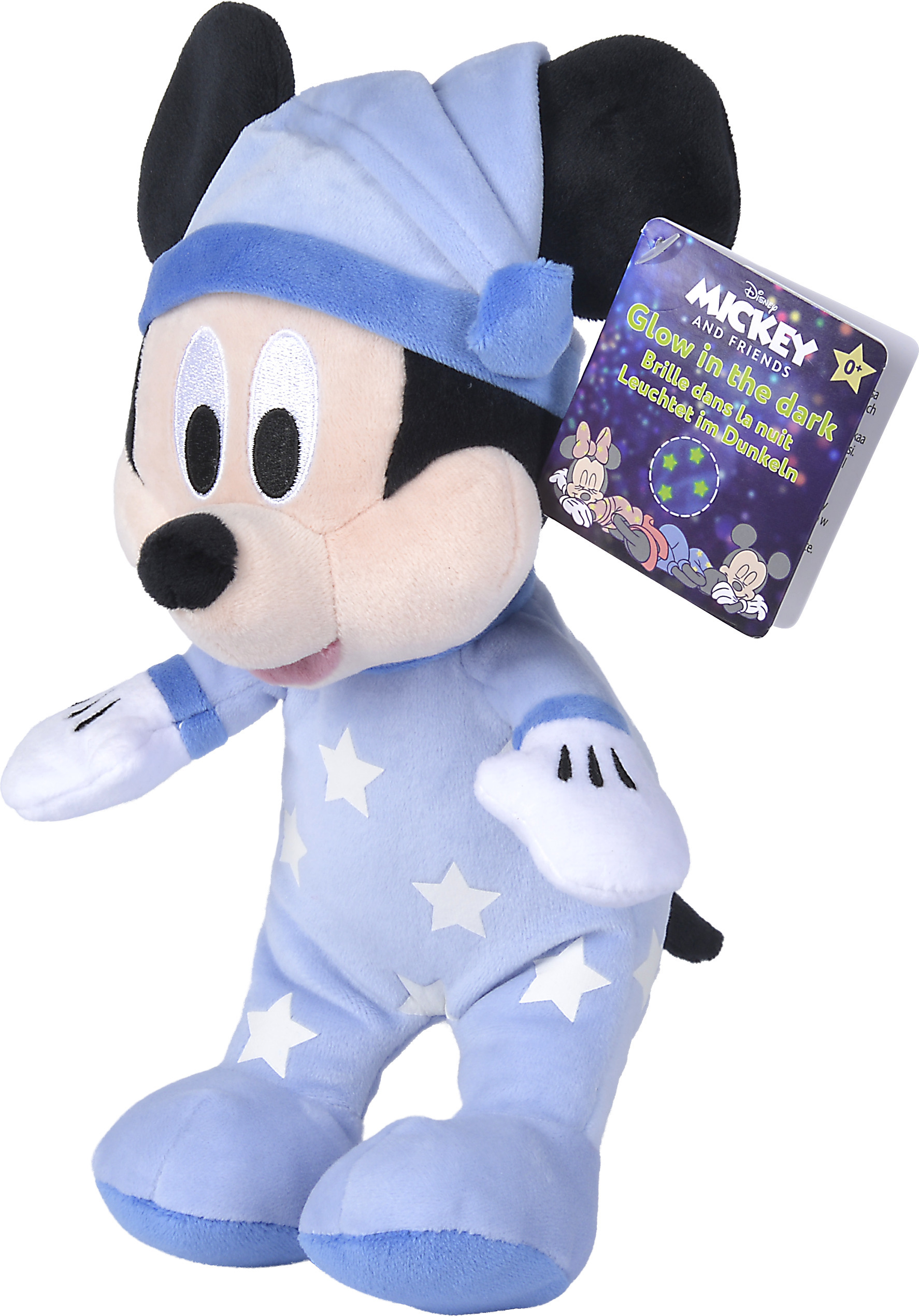 Disney Sleep Well Mikki Hiiri - pimeässä hohtava pehmo, 25 cm